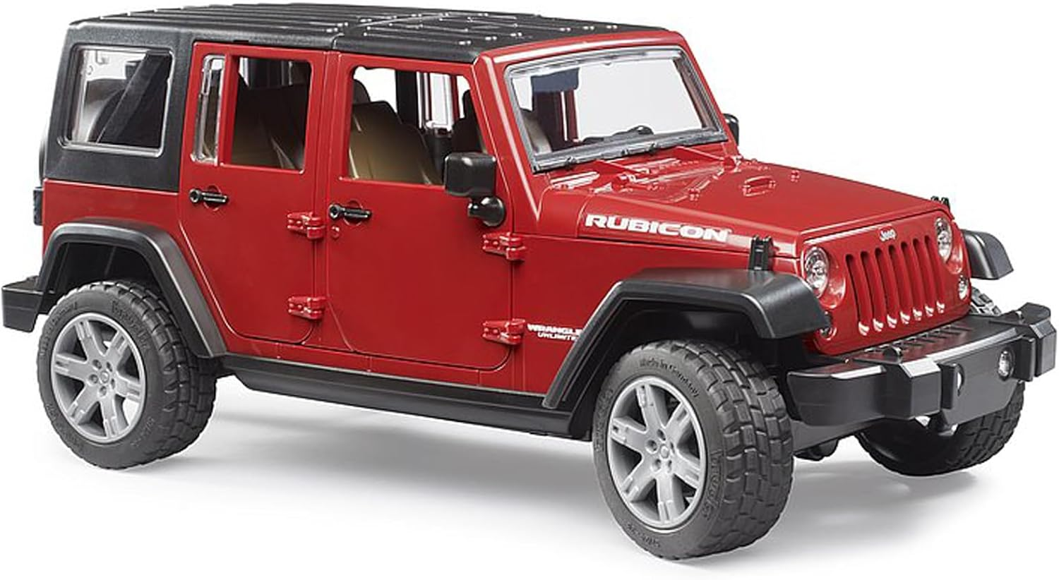 Bruder Jeep Wrangler Unlimited Rubicon with Trailer and CAT Skid Steer 02525 - Jeep Only