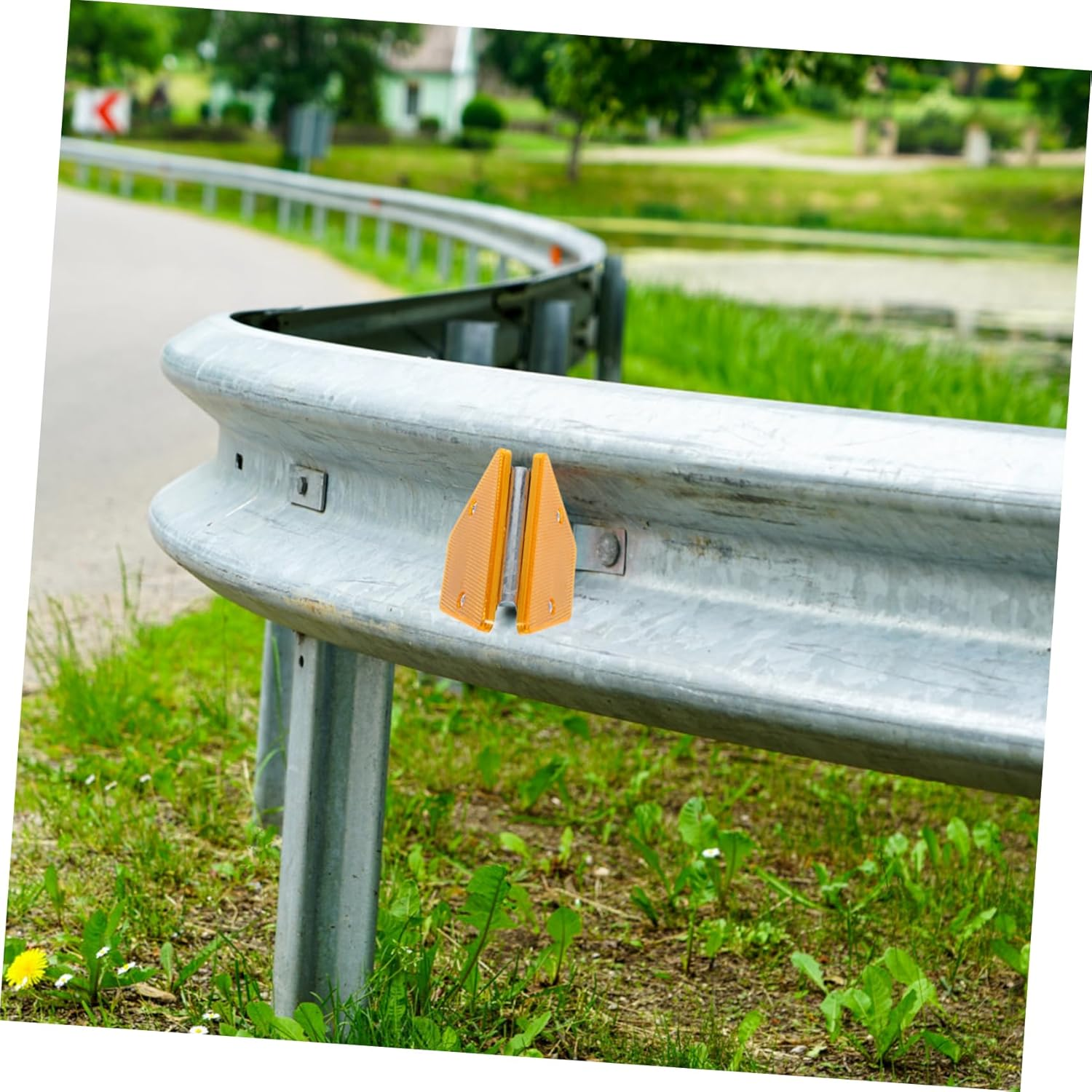 ULTECHNOVO 10Pcs Reflective Delineators Driveway Markers Road Reflectors for Safety Reflective Pavement Markers image number 6