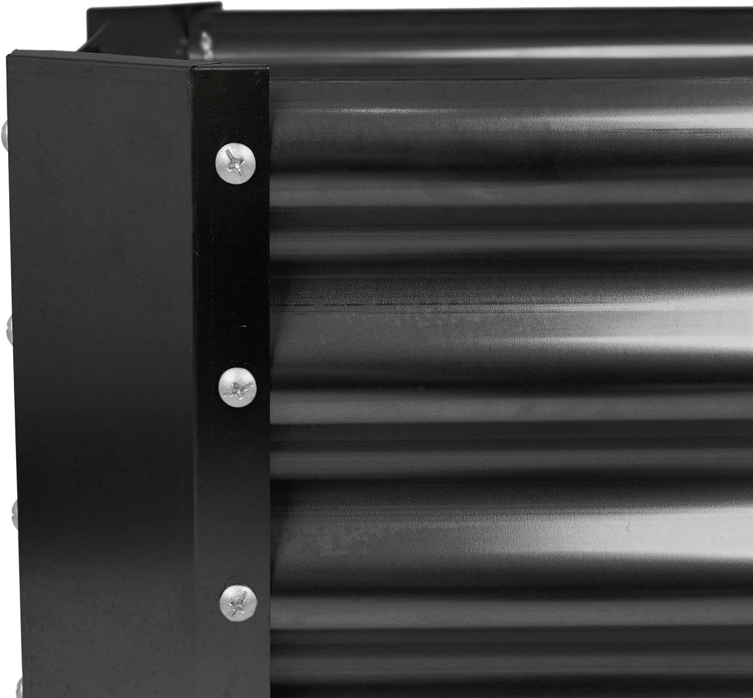 Harbour Housewares Raised Garden Bed - Anthracite - 180 X 90Cm - Rectangle - Bottomless Metal Raised Bed Galvanised Steel Planter Box for Growing Outdoor Plants, Vegetables, Flowers and Herbs image number 6