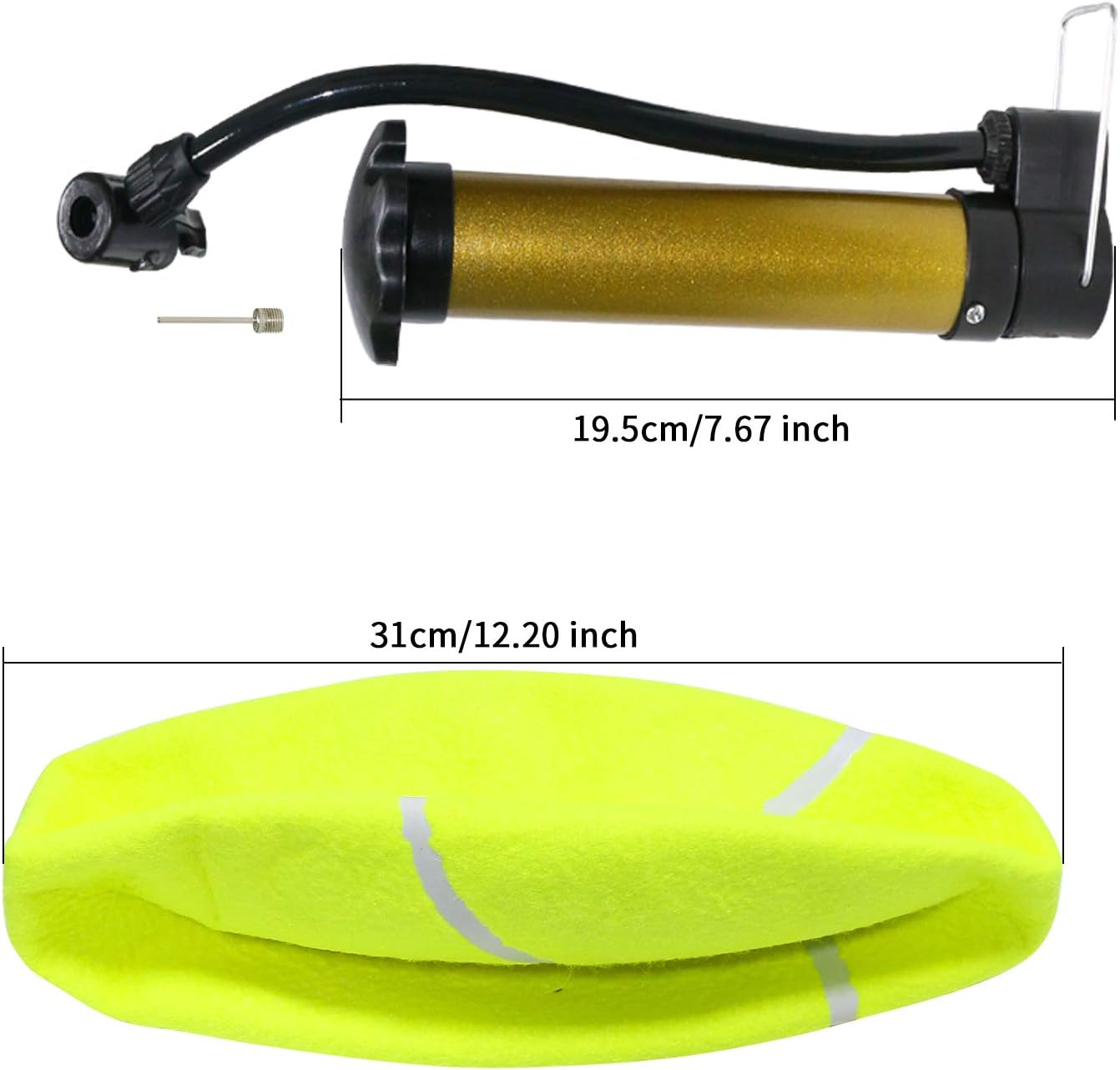 URBEST Oversize Giant Tennis Balls, Inflatable Tennis Balls for Signature, Children Adult Pets Dogs Cats for Fun (Shipped Deflated) image number 4