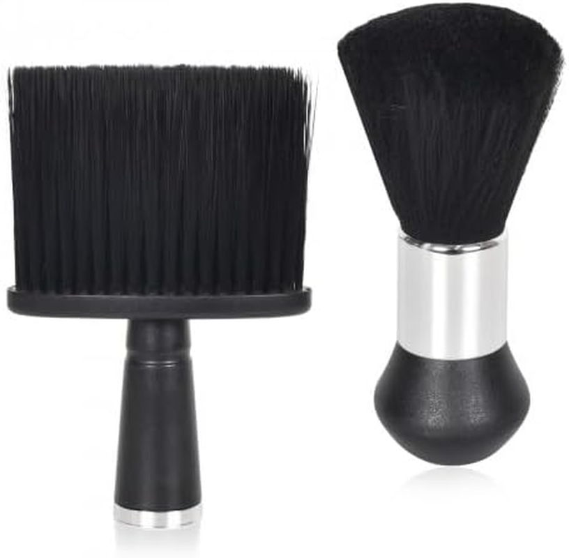 2 Pcs Neck Duster Barber Brush, Hairdresser Neck Brushes Barber Brush, Soft Hair Cutting Brush, Barber Brushes for Neck Hair Removal for Salon, Household, Hairdressers image number 1