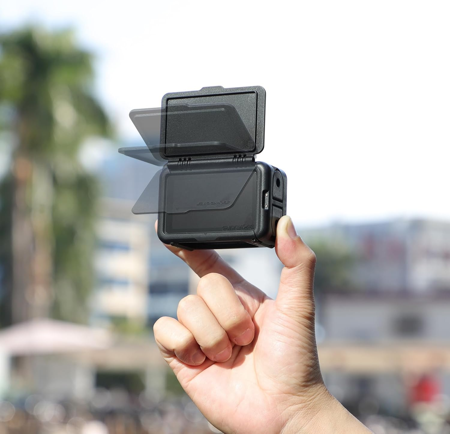 Fututech 2 in 1 Protective Frame for DJI Osmo Action 5 Pro/4/3 Sun Visor Protective Cover for Action Camera Accessories image number 5