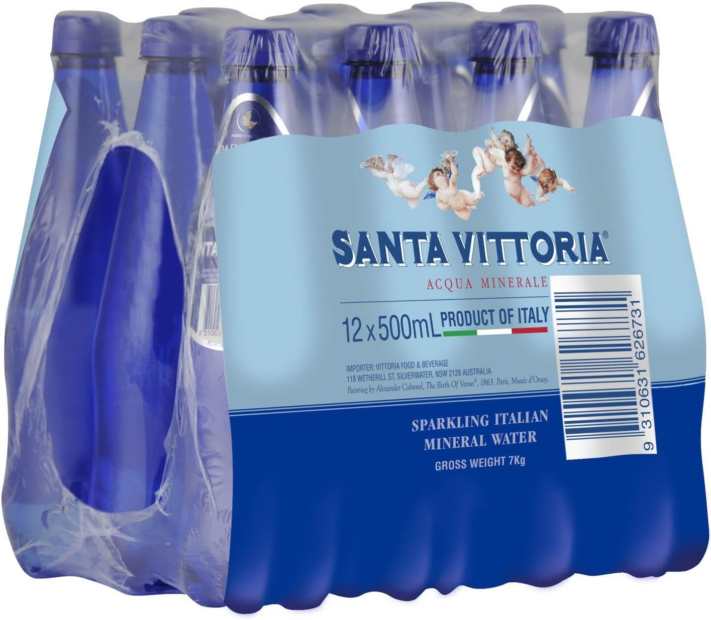 Santa Vittoria Sparkling Mineral Water PET 500ML X 12 Bottles image number 6