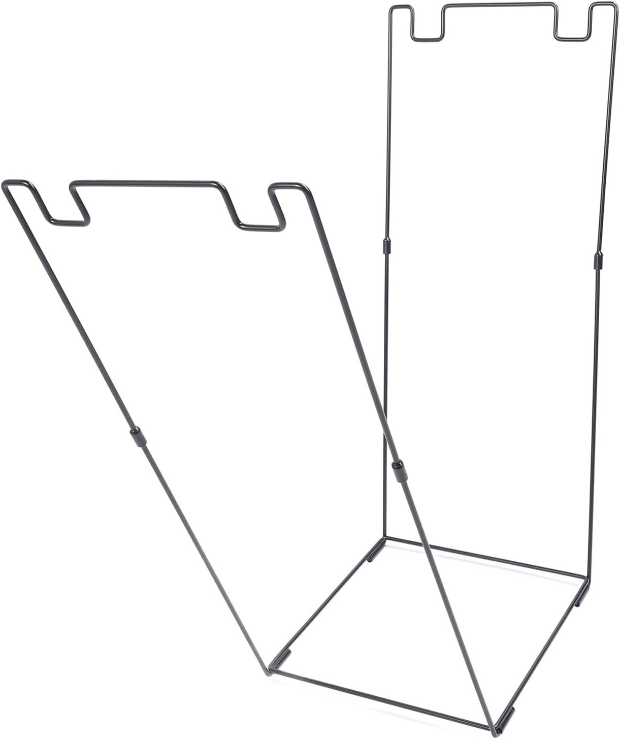 Metal Trash Bag Holder, Outdoor Leaf Bag Support Stand, No Assembly Needed, Holds for 30-45 Gallons Bag, Garden Garbage Bag Holder Frame for Camping Yard Parties image number 4