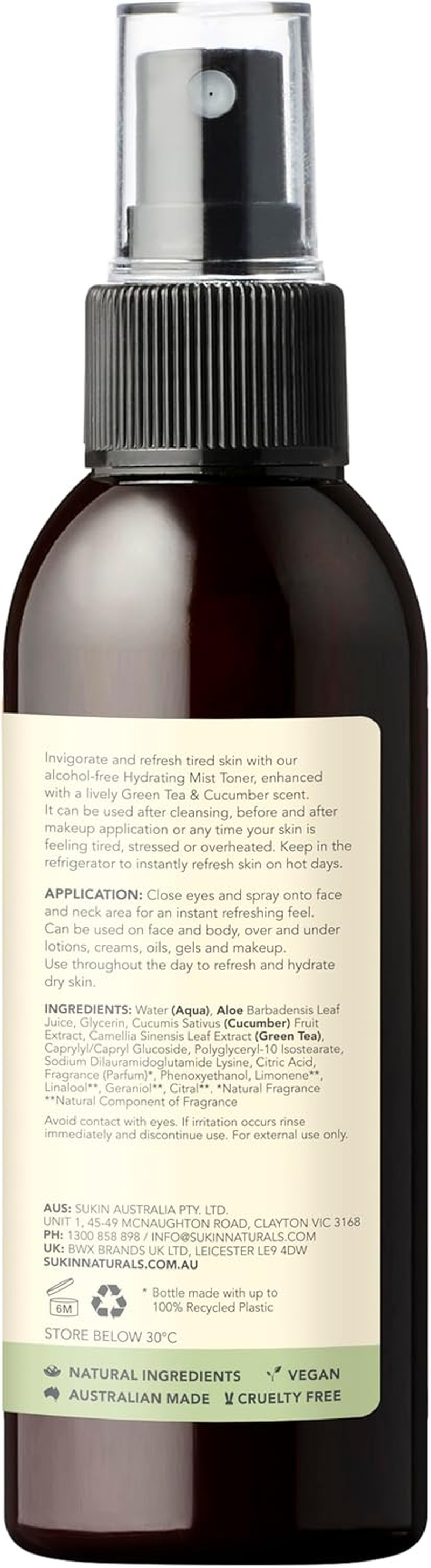 Green Tea Hydrating Mist Toner image number 3