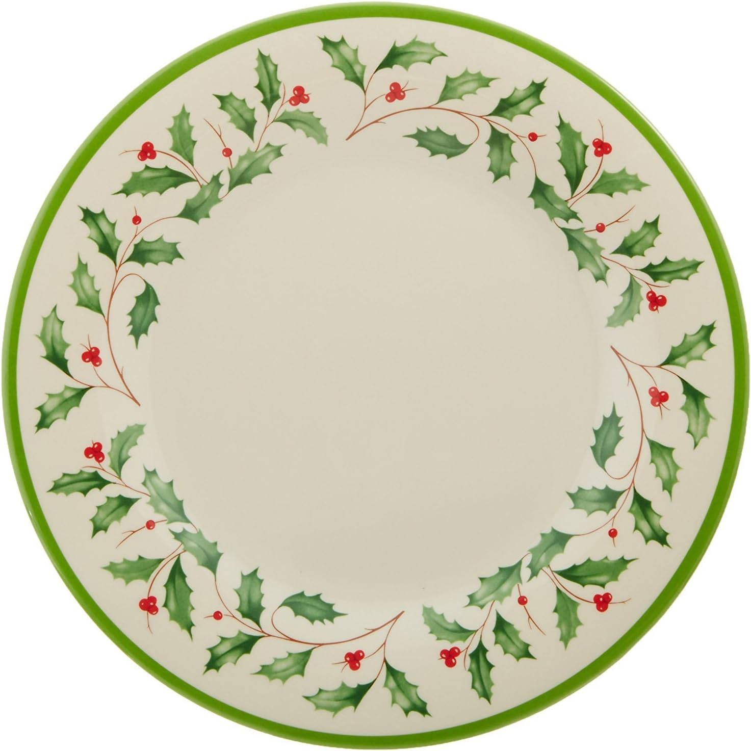 Lenox 863668 Holiday 4-Piece Melamine Accent Plate Set, 12 Cubic Inches image number 1