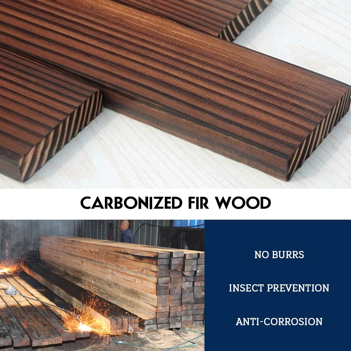 Costway 2 Tier Barrel Waterfall Fountain Barrel Wooden Water Fountain Pump Garden Patio image number 4