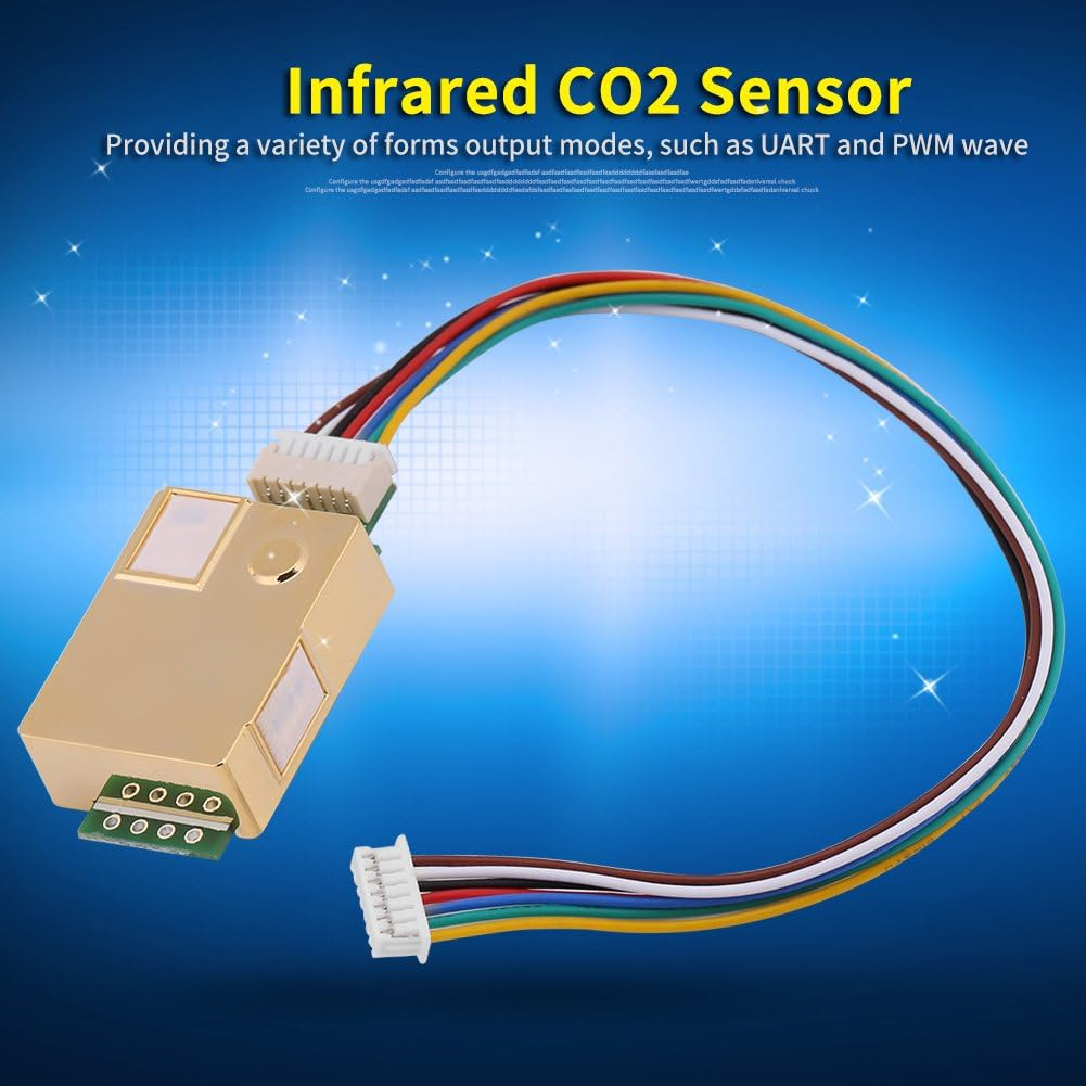 MH Z19 Infrared CO2 Sensor High Sensitivity Resolution Output Modes anti Water Vapor Interference HVAC Monitoring image number 1