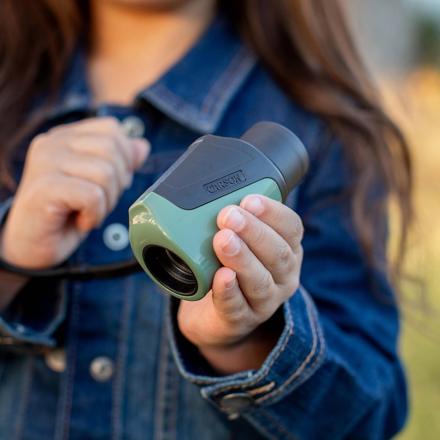 Carson Bengal 7X18Mm Focus Free STEM Toy Monocular for Kids, Outdoor Children&rsquo;S Science Tool (BG-718) image number 5