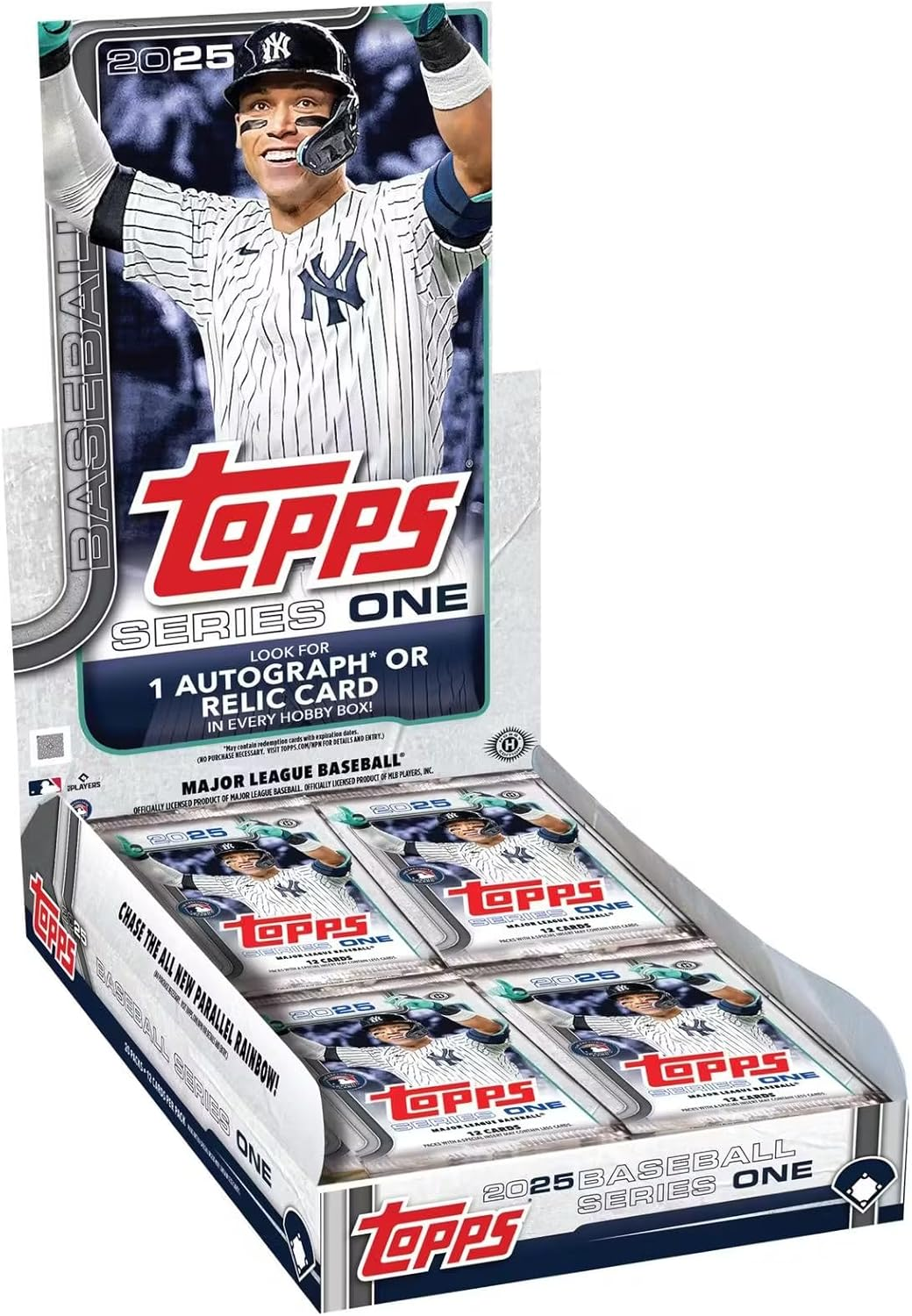 2025 Topps Series 1 Baseball Trading Card MLB Hobby 20 Pack Box (1 Autograph or Relic) image number 6