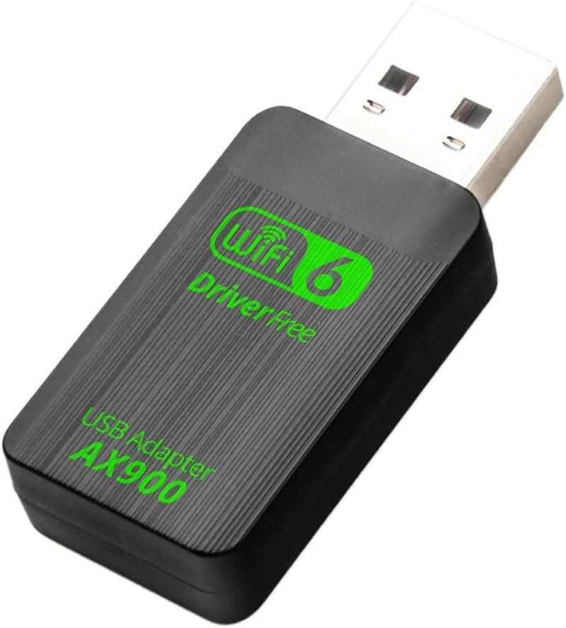 900M USB Wifi 6 Adapter Dual Antenna 600M Network Card AX900 Dual Band 2.4G 5G Wifi Adapter for PC Laptop Tablet Controller