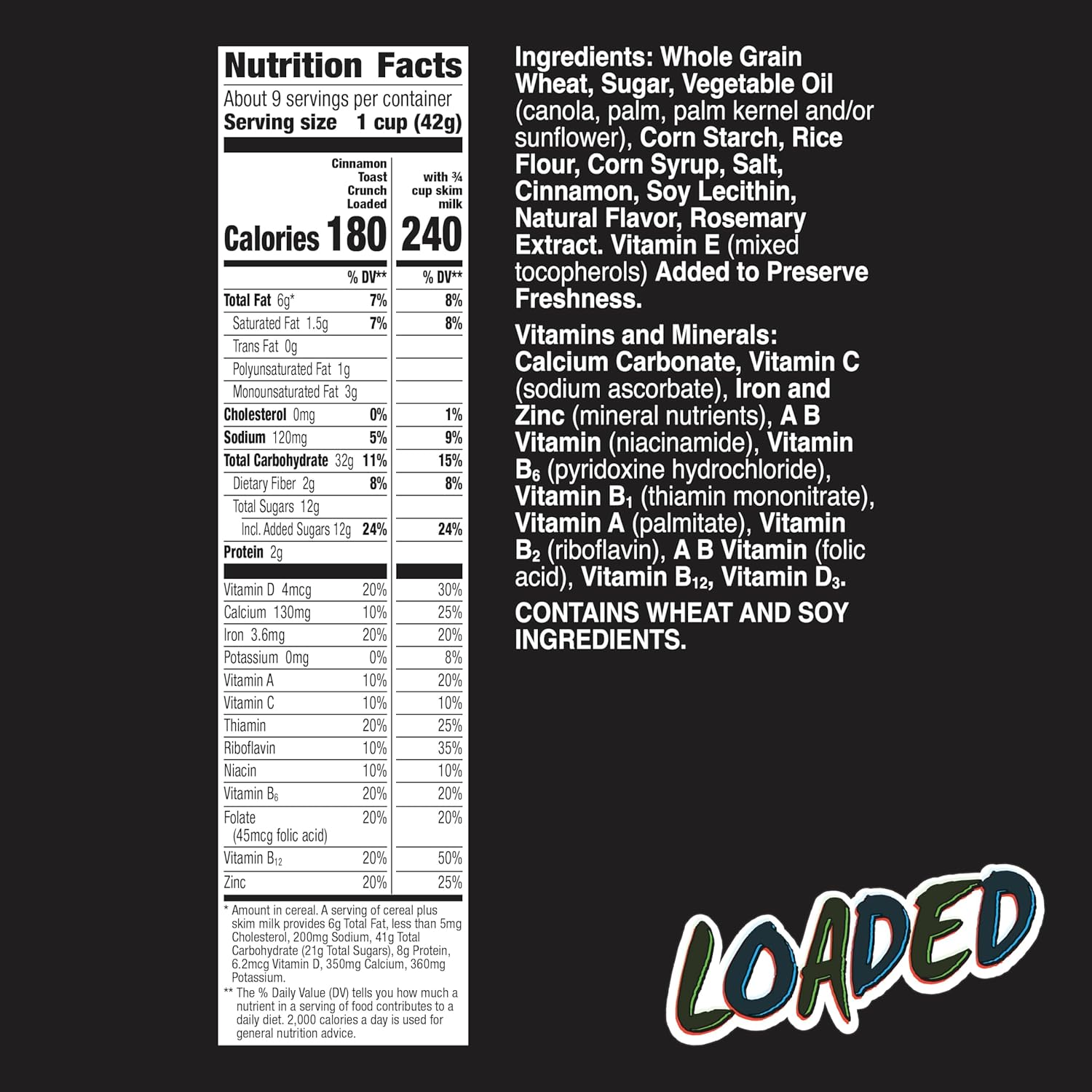 CINNAMON TOAST CRUNCH LOADED 368GR NEW image number 2