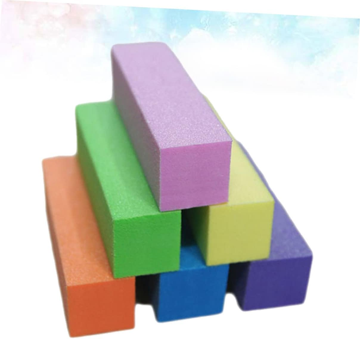 HONITANO 12Pcs Manicure Kit Nail Buffer Block Fine Grit Shiner for Pedicure Manicure image number 6