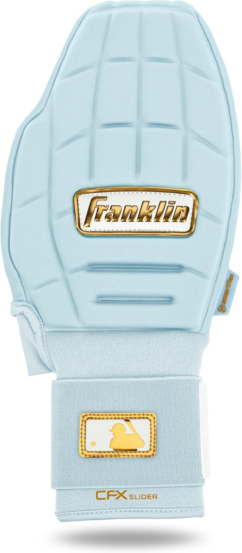 Franklin Sports MLB Baseball + Softball Sliding Mitt - CFX PRT Adult Protective Baserunning Sliding Glove - Left + Right Hand Mitt - Hand + Wrist Protector for Running - One Size image number 3