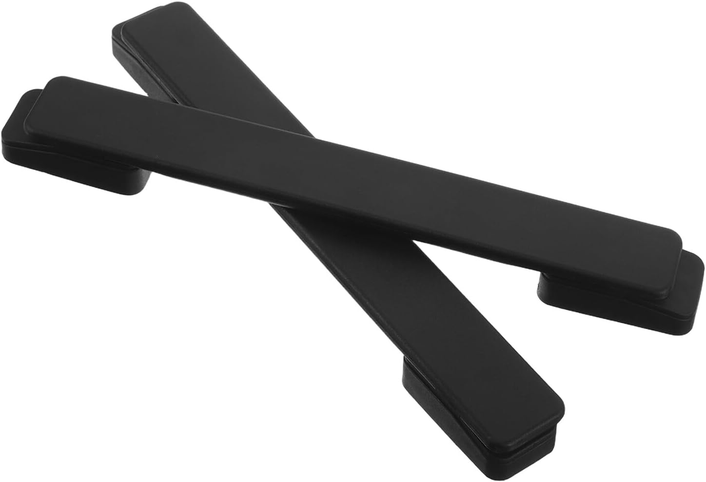 WESIEVYA 2Pcs Black Plastic Luggage Handle Replacement for Suitcase Pull Grip Ergonomic Curved Carrying Handles Travel Accessories for Suitcase Repair and Upgrade image number 4