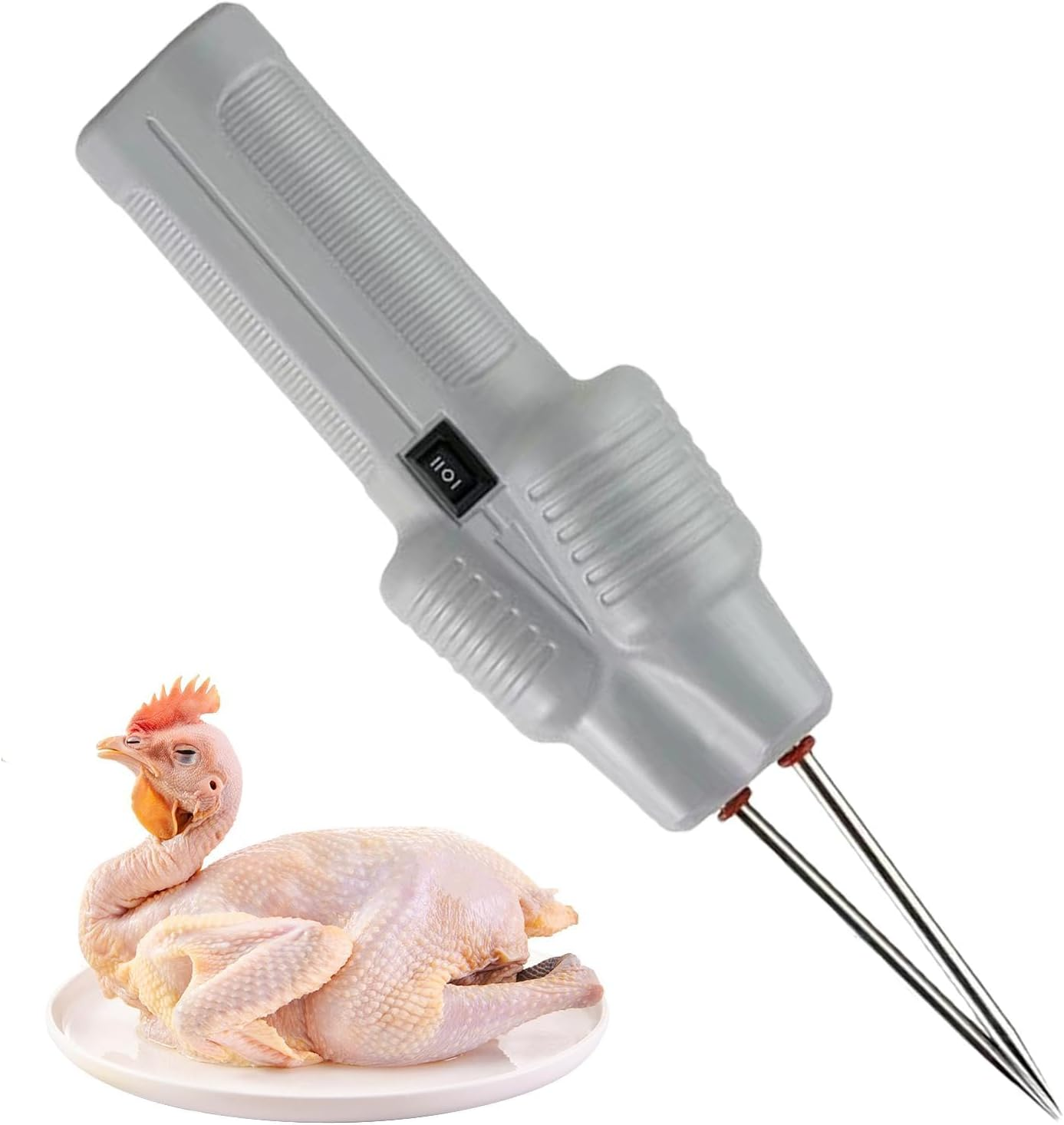 Adorable Chicken Plucker, Turkey Feather Remover, Automatic Turkey Handheld Electric Chicken Plucker, Quail Feather Remover, Chicken Feather Remover, Multifunctional Feather Plucker for Turkeys