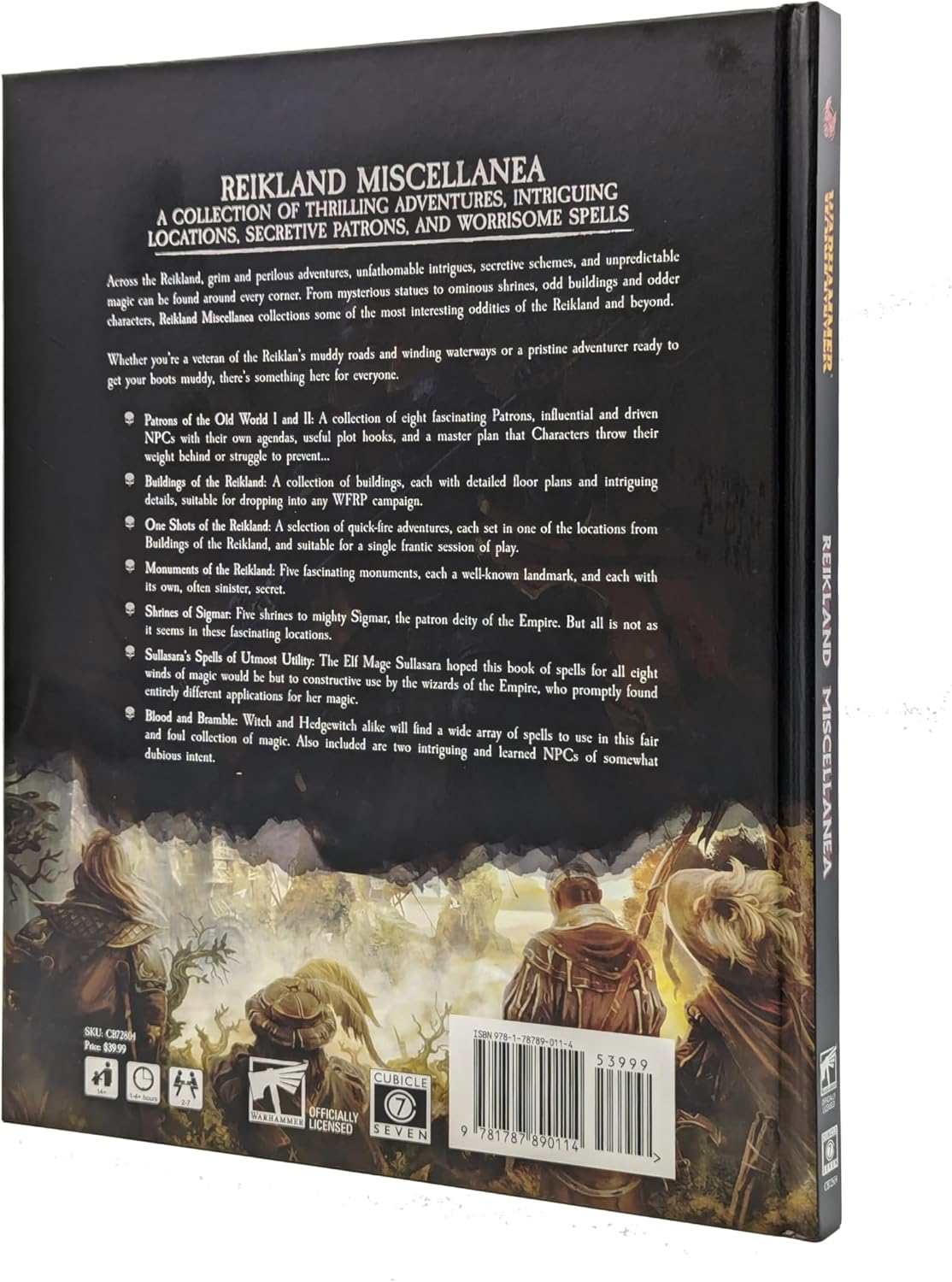 Cubicle 7 Warhammer Fantasy Roleplay: Reikland Miscellanea Board Card Game Book Accessory image number 2