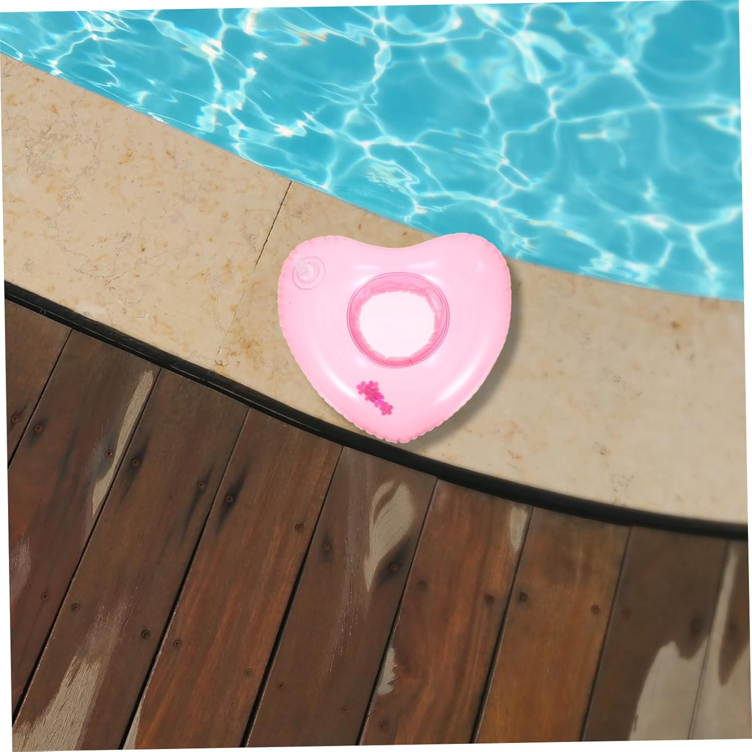 TOYANDONA Inflatable Coasters Cup Carriers for Drinks Inflatable Cup Holder Pool Toy Cup Holder Table Coasters for Drinks Coasters Swimming Drink Holder Fire Engine Keyring Pool Holder image number 6