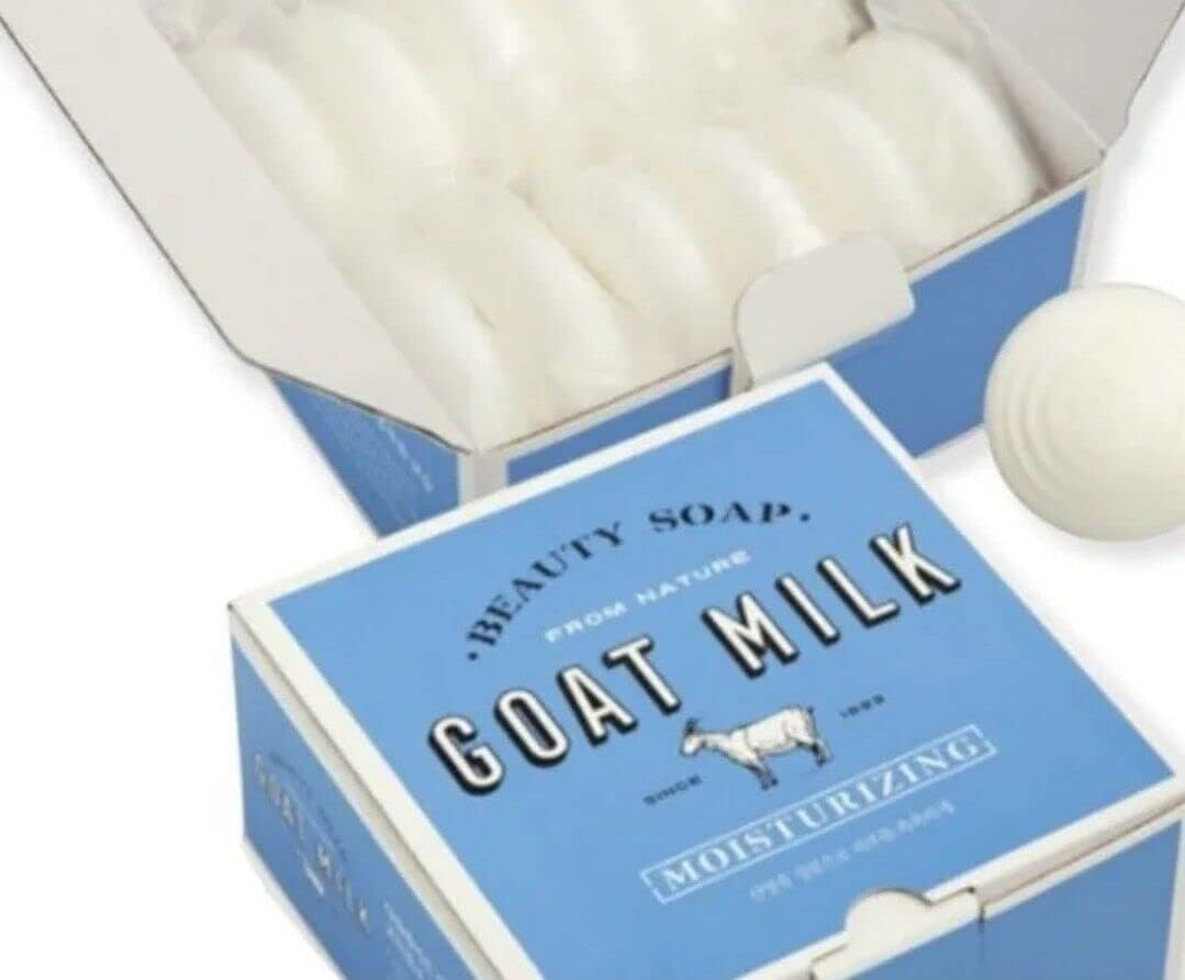 SHOWERMATE Goat Milk Soap White Milk 3.17Oz (90G) X 12 Bars Total 38 Oz image number 1