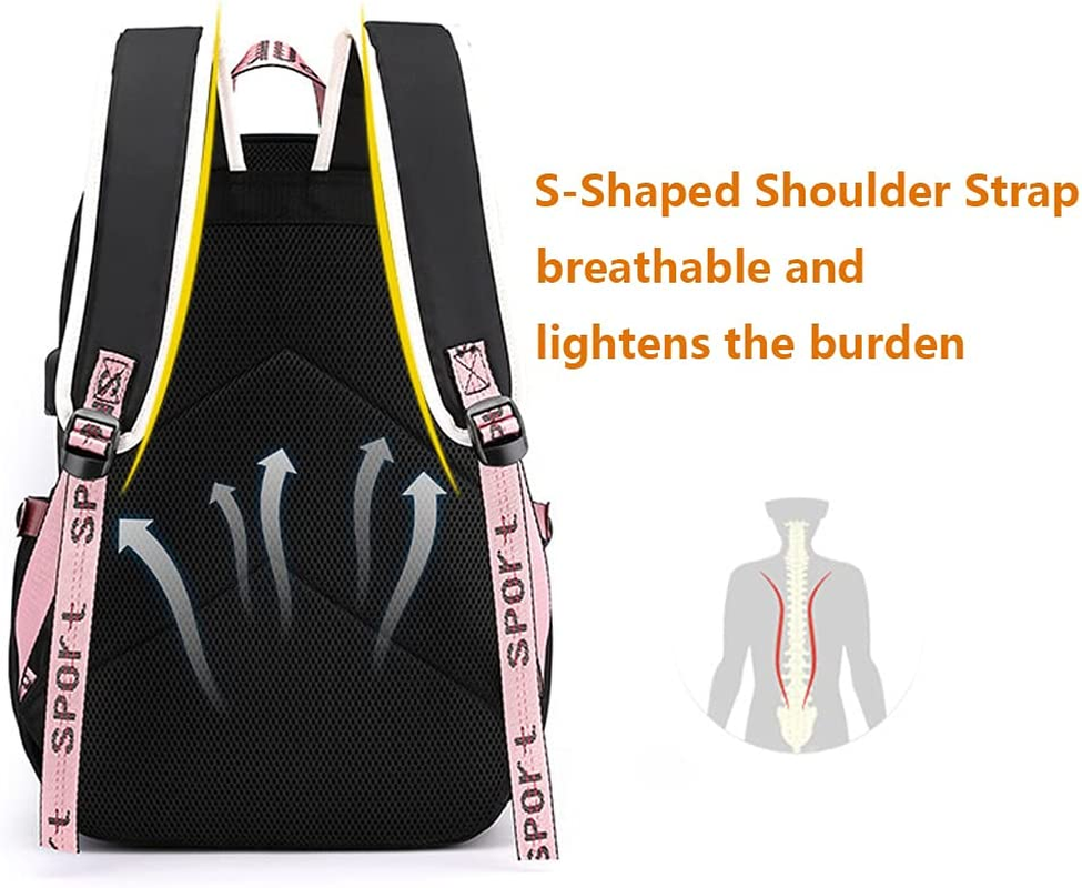 WGEEEY Kpop Twice School Backpack Merchandise, Twice Book Bag Casual Backpack, Black