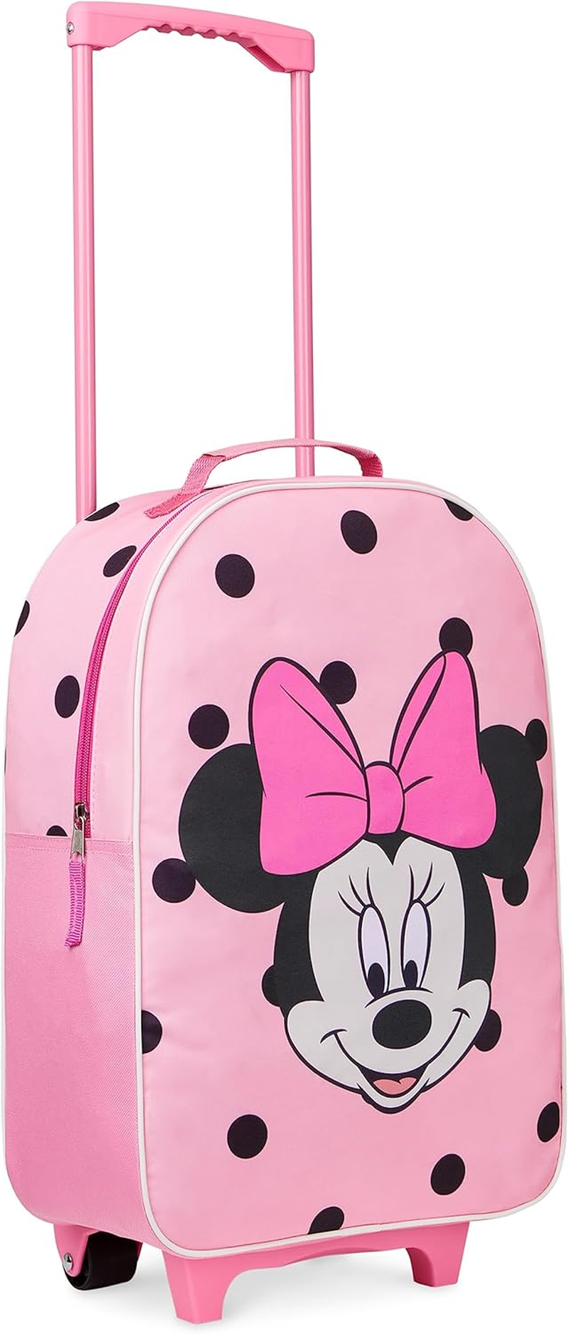 Disney Kids Suitcase - Foldable Trolley Bag 47 X 30Cm, 2 Wheels Extendable Handle - Kids Gifts, Pink Minnie, One Size, Children'S Luggage - Blue Elsa image number 7