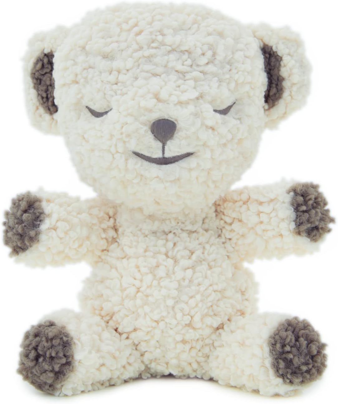 Snoobear White Noise Machine - Cry-Activated Plush Baby Sleep Soother - Cocoa