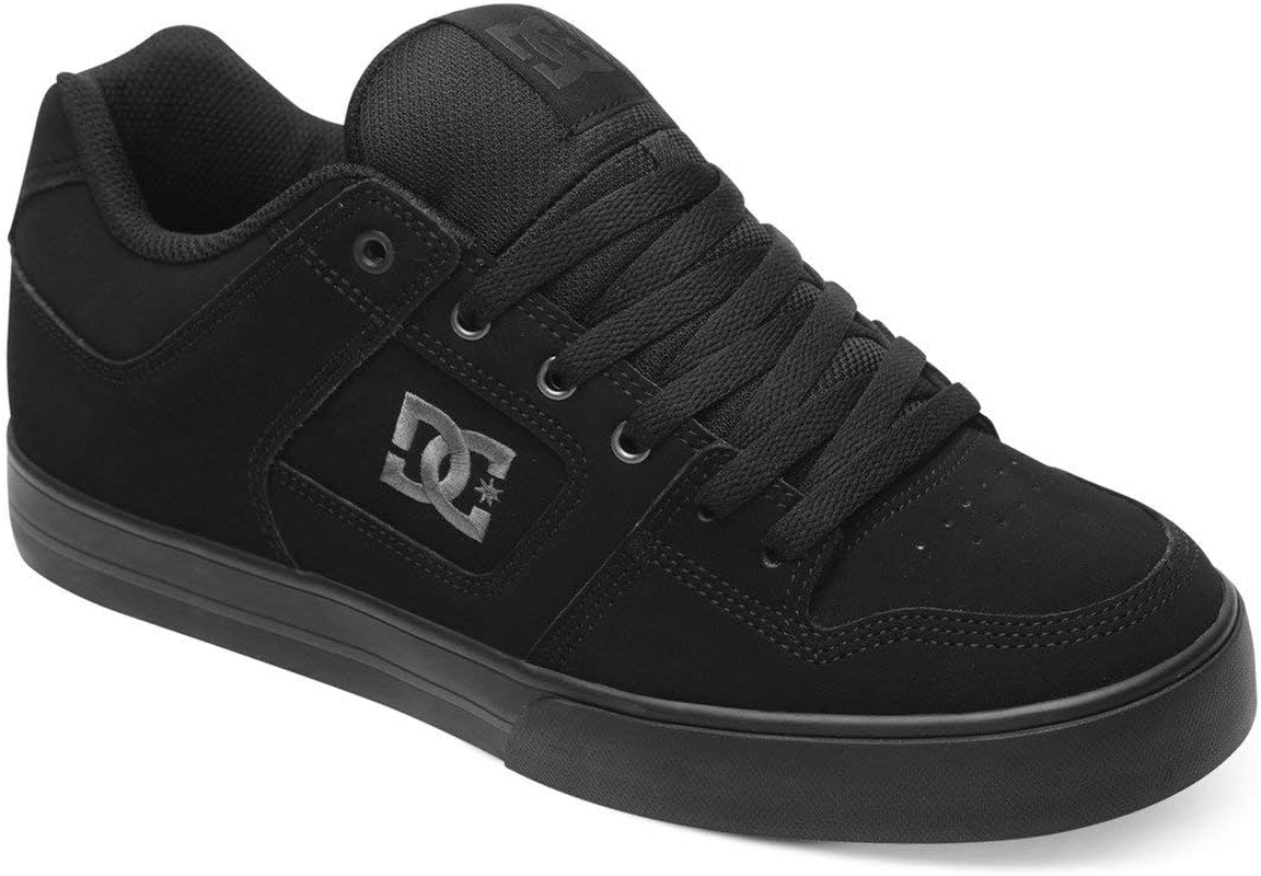DC Men'S Pure Action Skate Shoe Skateboarding Pirate Black, 12.5 D US image number 1