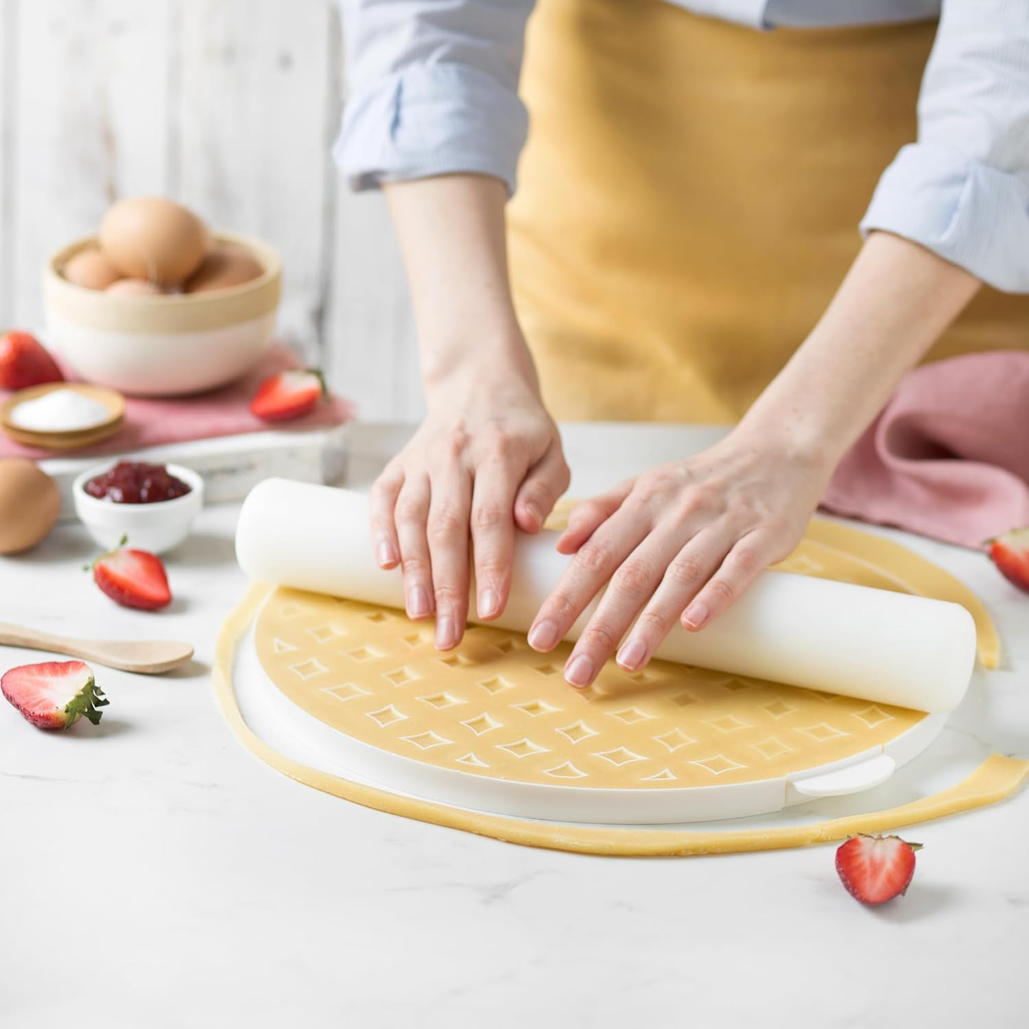 DECORA Arabesque Crust Cutter, White, 30 X 30 X 3 Cm image number 3