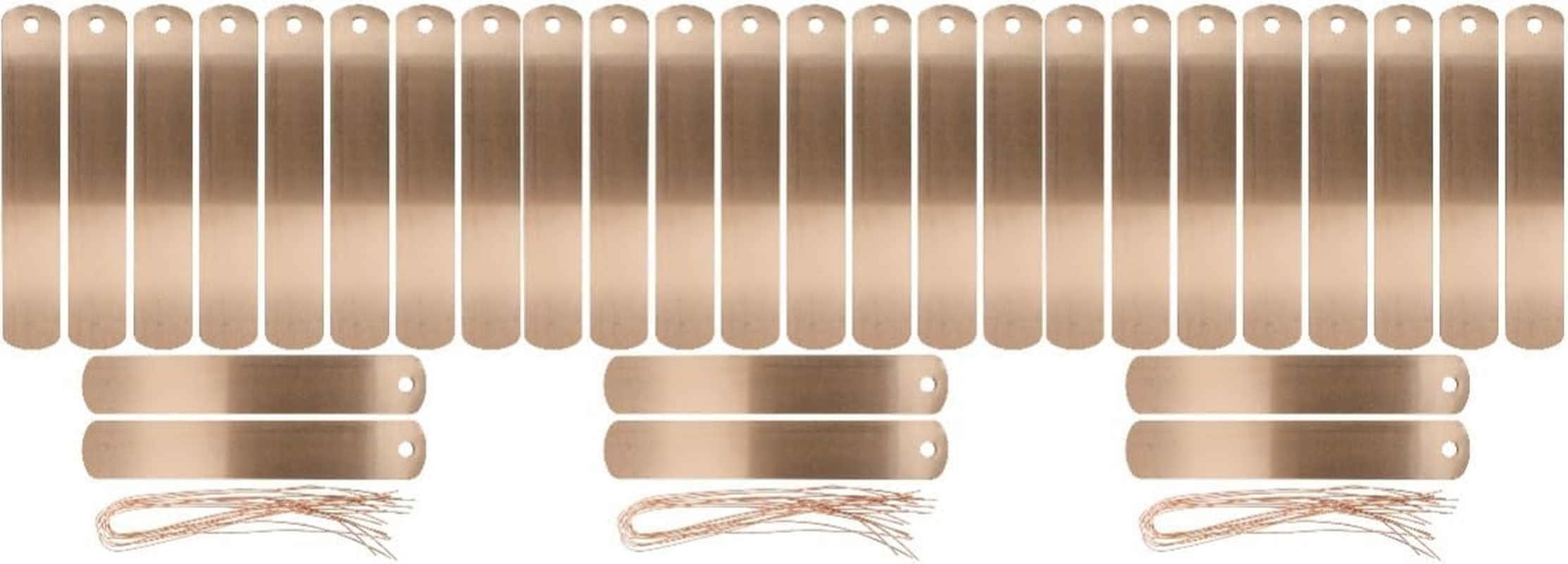 BESPORTBLE 20Pcs Metal Plant Labels Tree Tags Garden Label Tags Outdoor Garden Metal for Plant Nameplate Gardening Name Vegetable Patch Signs