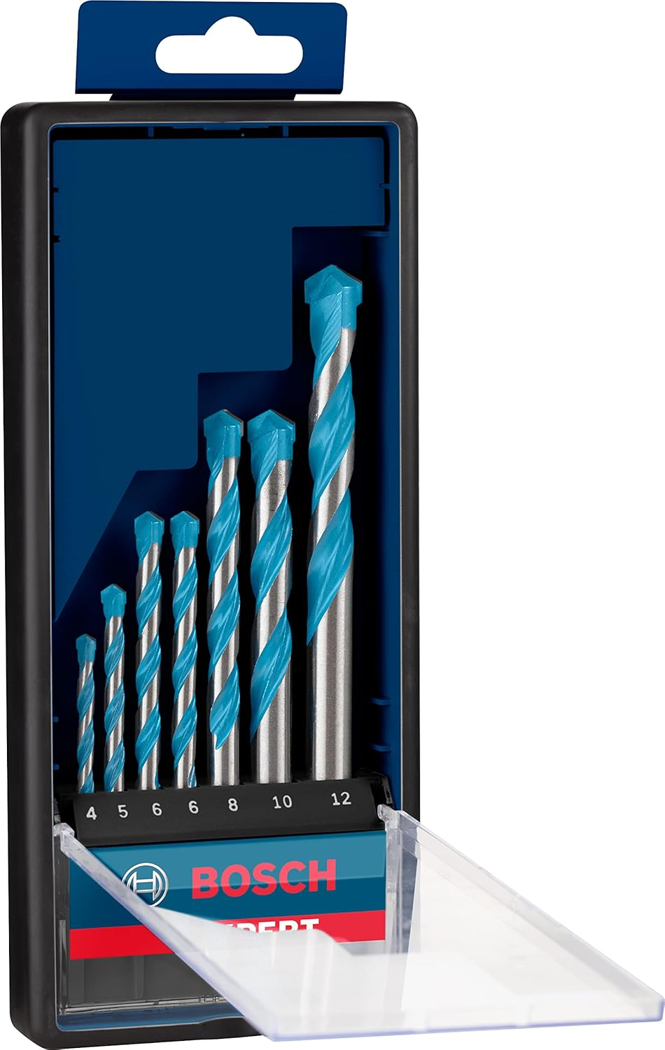 Bosch 7X Expert CYL-9 Multiconstruction Drill Bit Set (For Concrete, Soft Tiles, &Oslash; 4-12 Mm, Professional Accessory Impact Drill/Driver, Rotary Drill/Drivers) image number 3