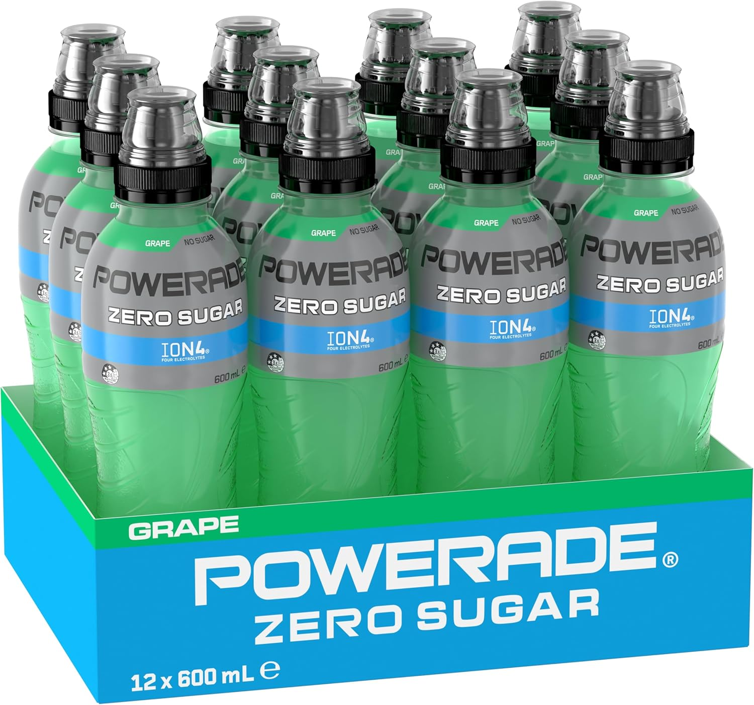 Powerade Zero Sugar Grape Multipack 12 X 600 Ml image number 5