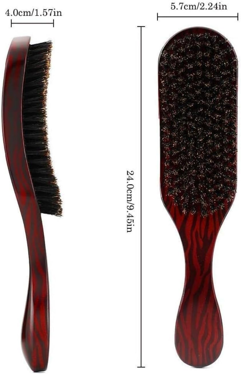 Bristle Hair Brush for Women Men, Soft Natural Bristles Brush for Thin and Fine Hair, Restore Shine and Texture image number 6