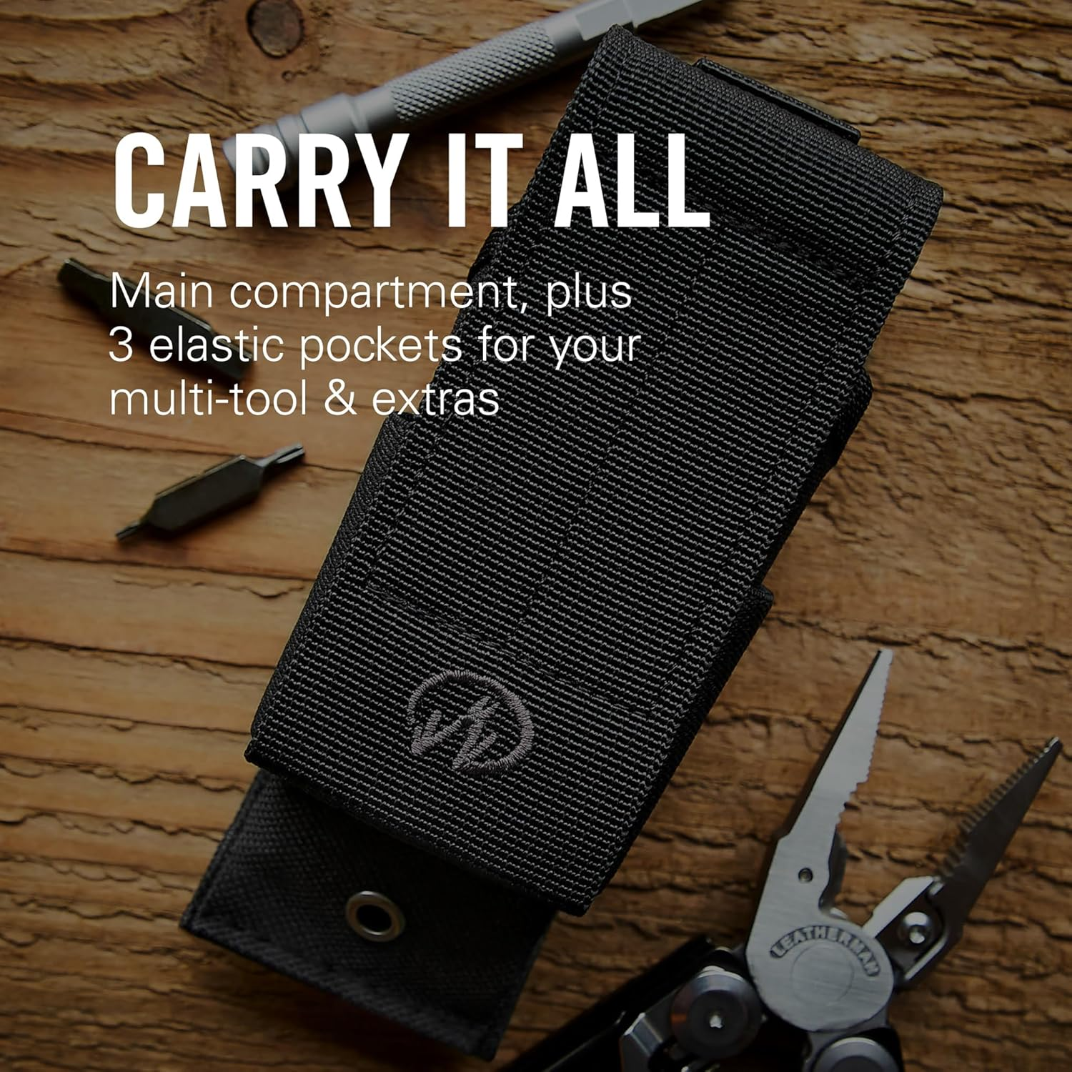 Leatherman YLS931005 Molle Sheath, Black, Large image number 6