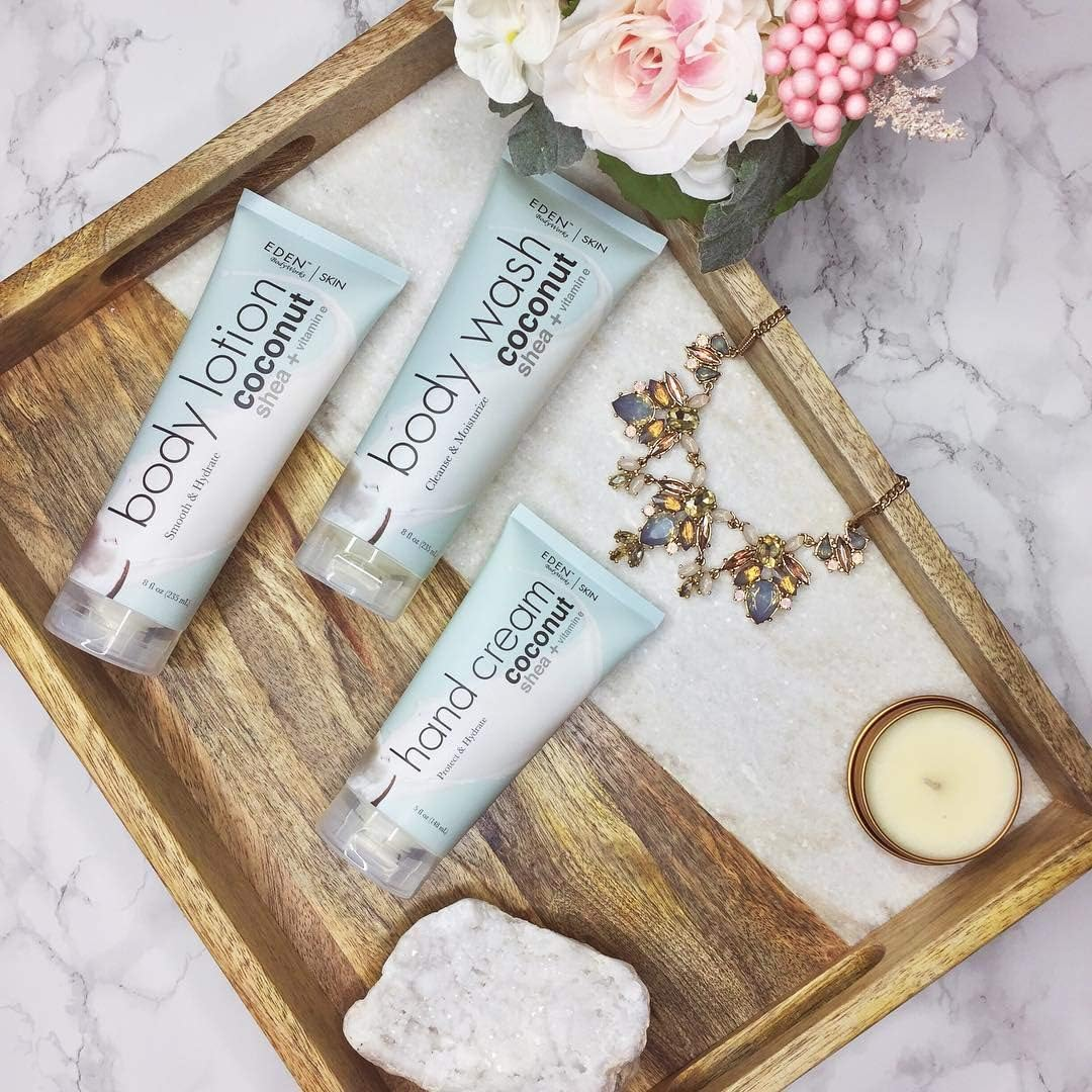 EDEN Bodyworks Coconut Shea Body Wash (Tube), 8Oz image number 1