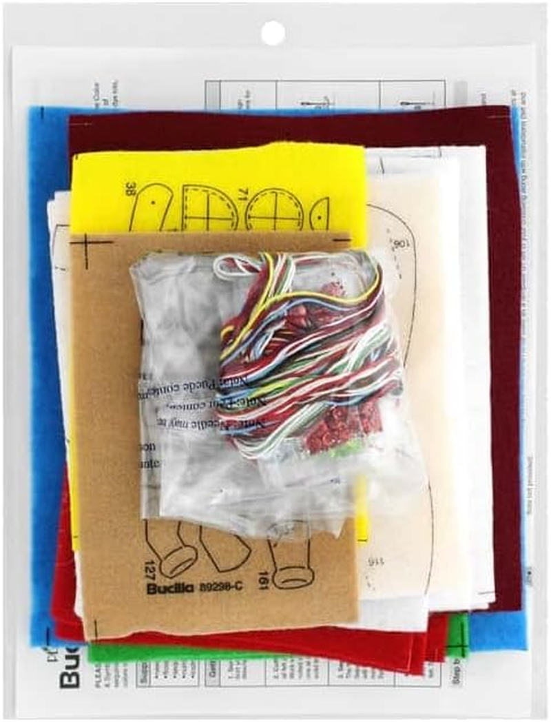 Bucilla Gnomes, Felt Applique Christmas Ornaments, Set of 6 image number 1