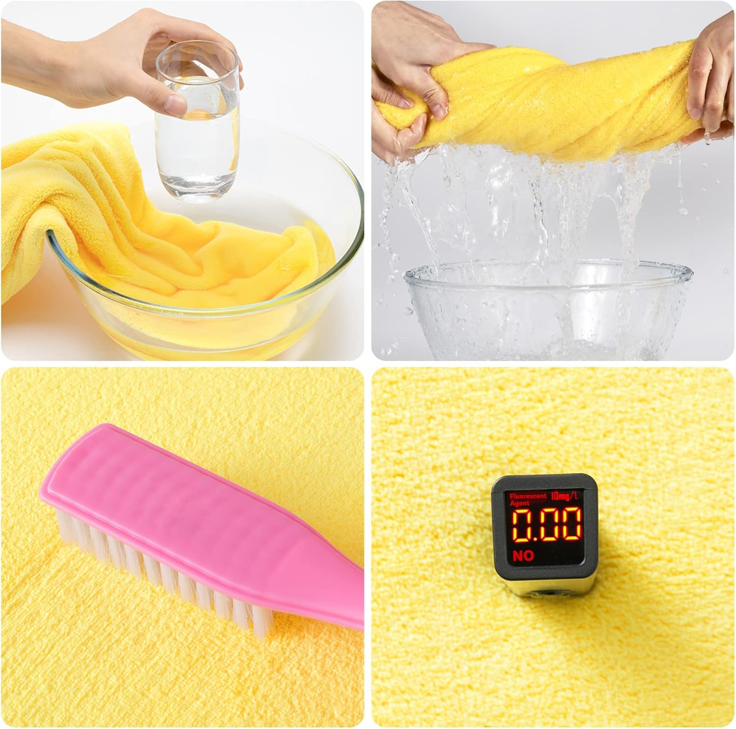 Bath Towel Ultra Soft Hooded Towel Highly Absorbent Bathrobe Blanket Shower Gifts- 27.5" X 55" (Yellow) image number 1