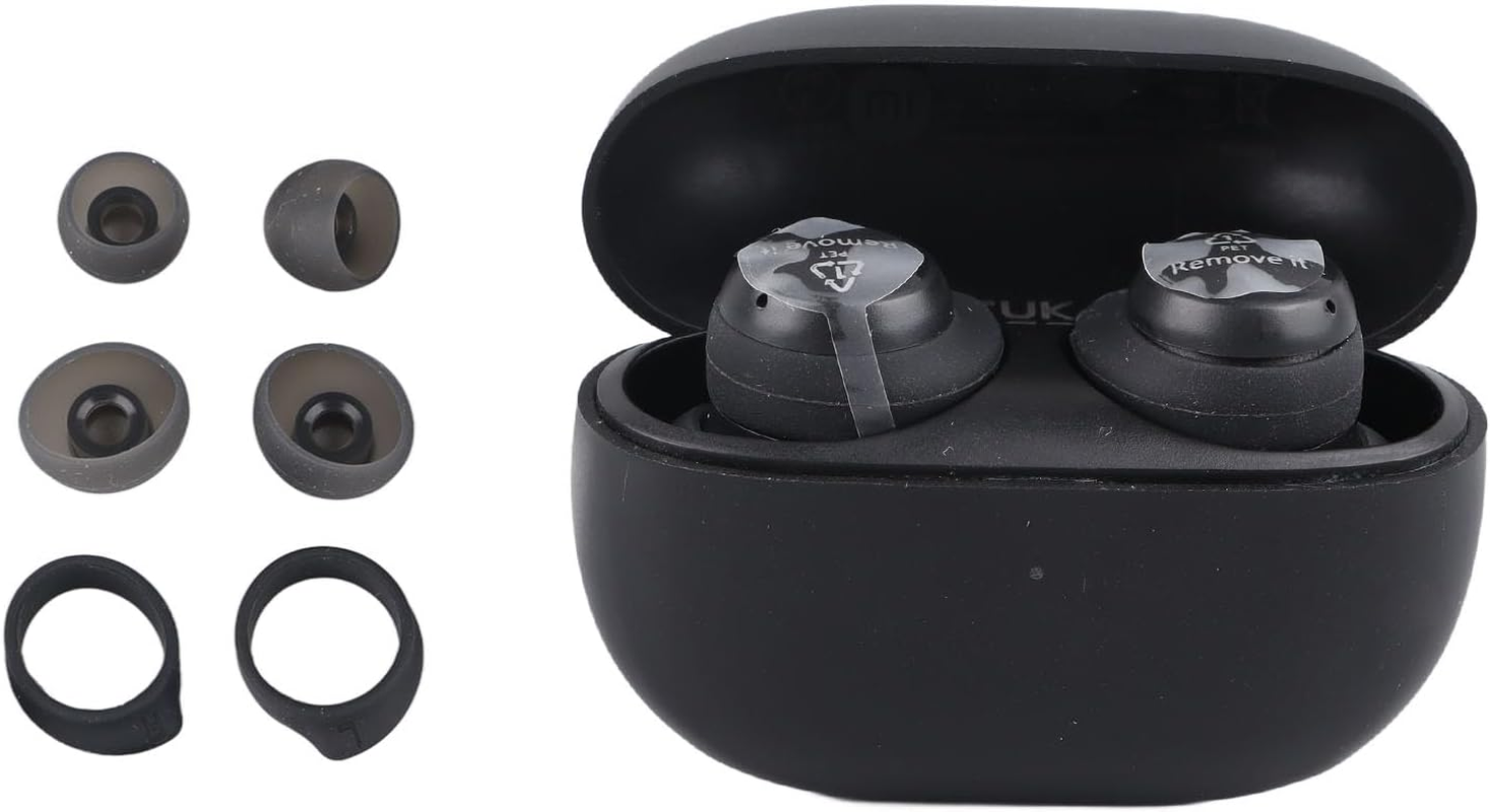 Eacam 5.2 Wireless Earbuds, Noise Reduction Sound, Long Battery Life, Sports Earphones, Replacement Earplugs, Stable Earbuds, Fluent Sound Quality, Real Music Restoration, Compact image number 2