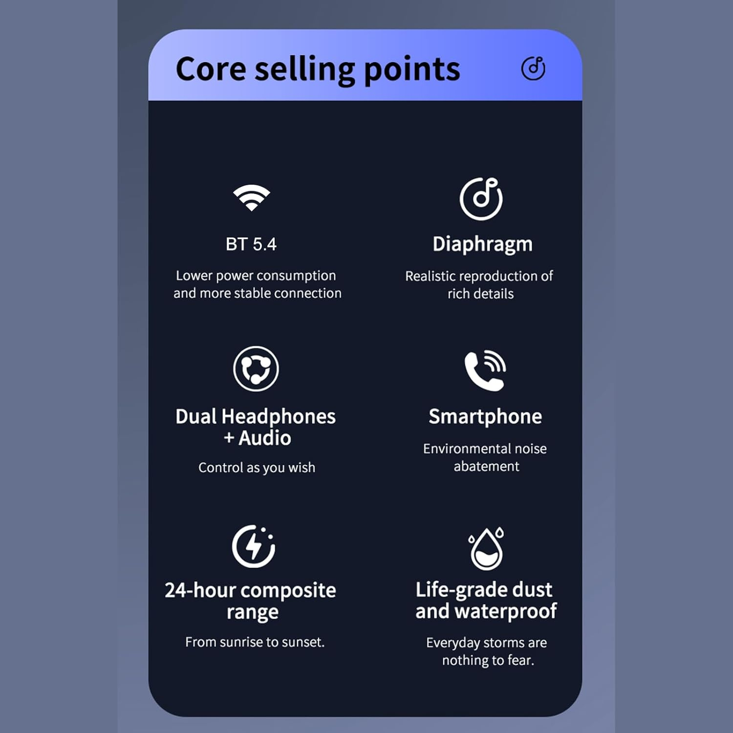 JM13 Pro 2 in 1 Speaker with Earpho OWS Earbuds Little Coco Open Able Stereo Wirel 5.4 Black image number 1