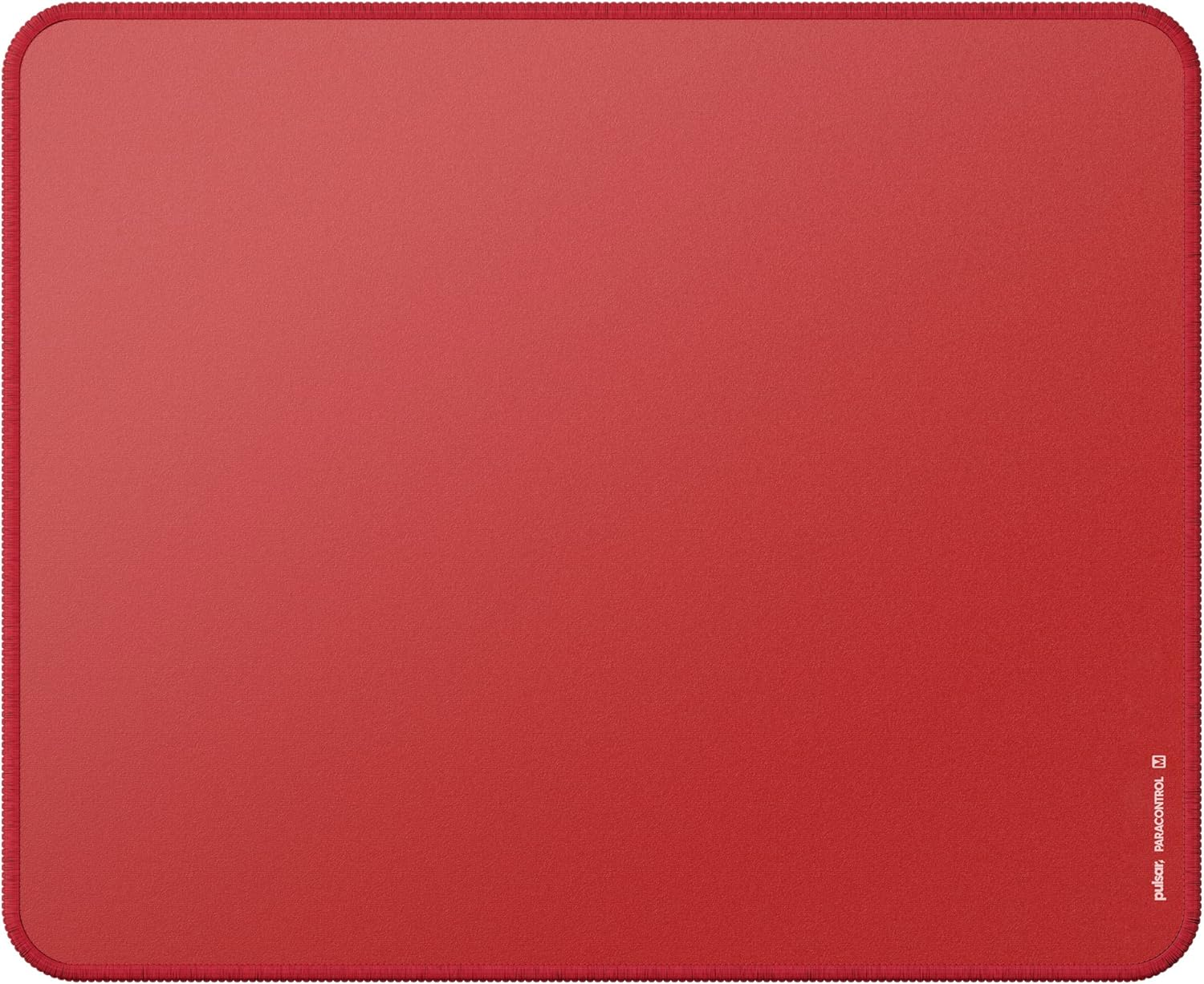 Pulsar - Paracontrol M Esports Level Premium Gaming Mouse Pad V2 - Medium to High Speed Pad Stitched Edge Durable Hybrid Top Surface 10.23 X 13 (M, Black)