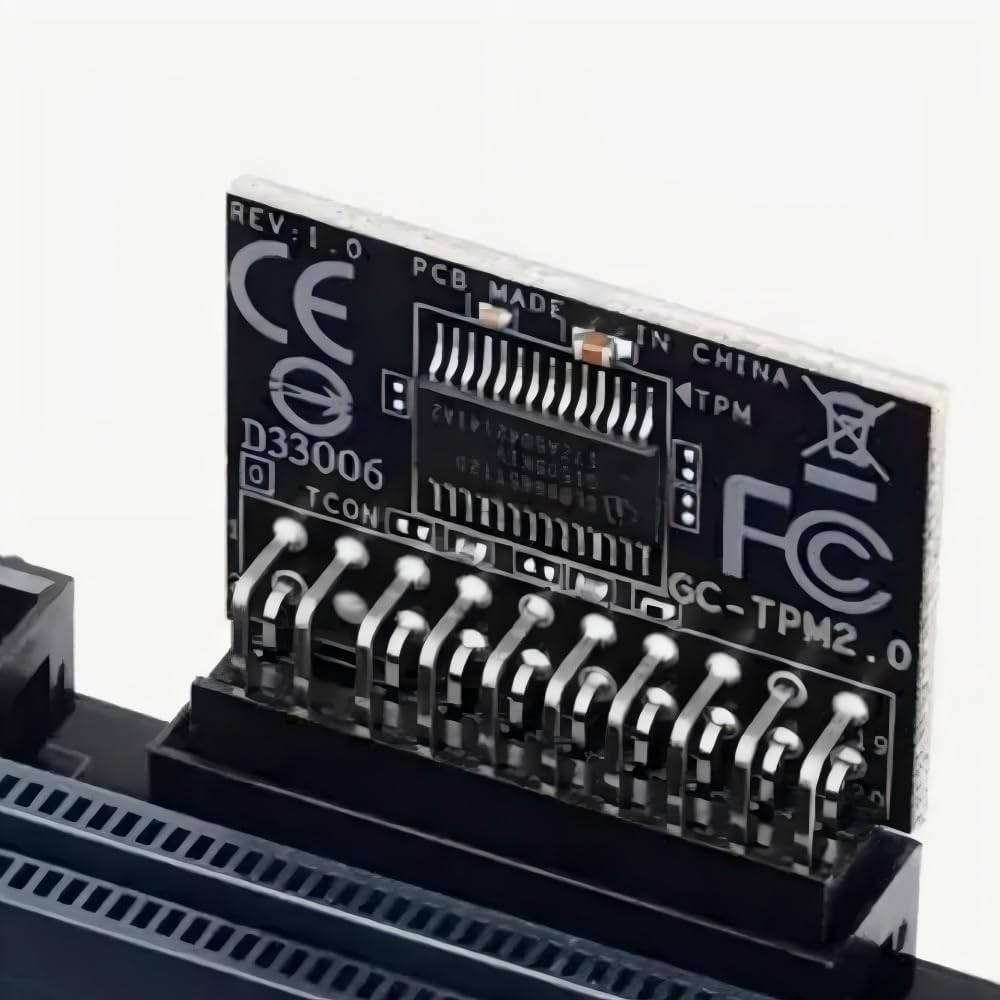 Gintai TPM2.0 Encryption Security Module TPM LPC 20Pin Module SLB9665 Windows 11 Upgrade for Gigabyte Motherboard Ga-H170-Gaming 3 GA-H170-HD3 image number 4