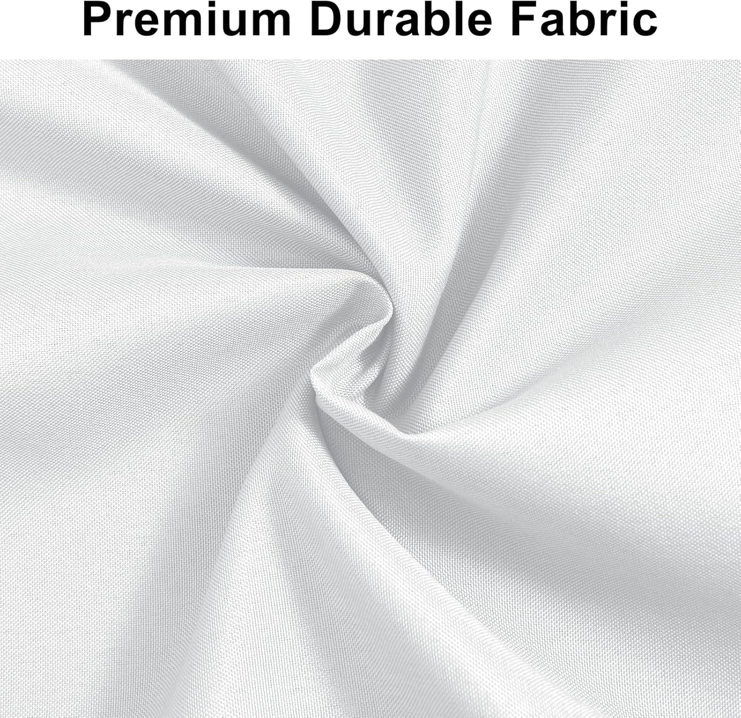 DWCN 100% Blackout Curtains for Living Room with Liner, Double Layer Thermal Insulated Full Room Darkening Noise Reducing Eyelet Curtains 2 Panels, Each W132Cm X D213Cm, Greynish White image number 5