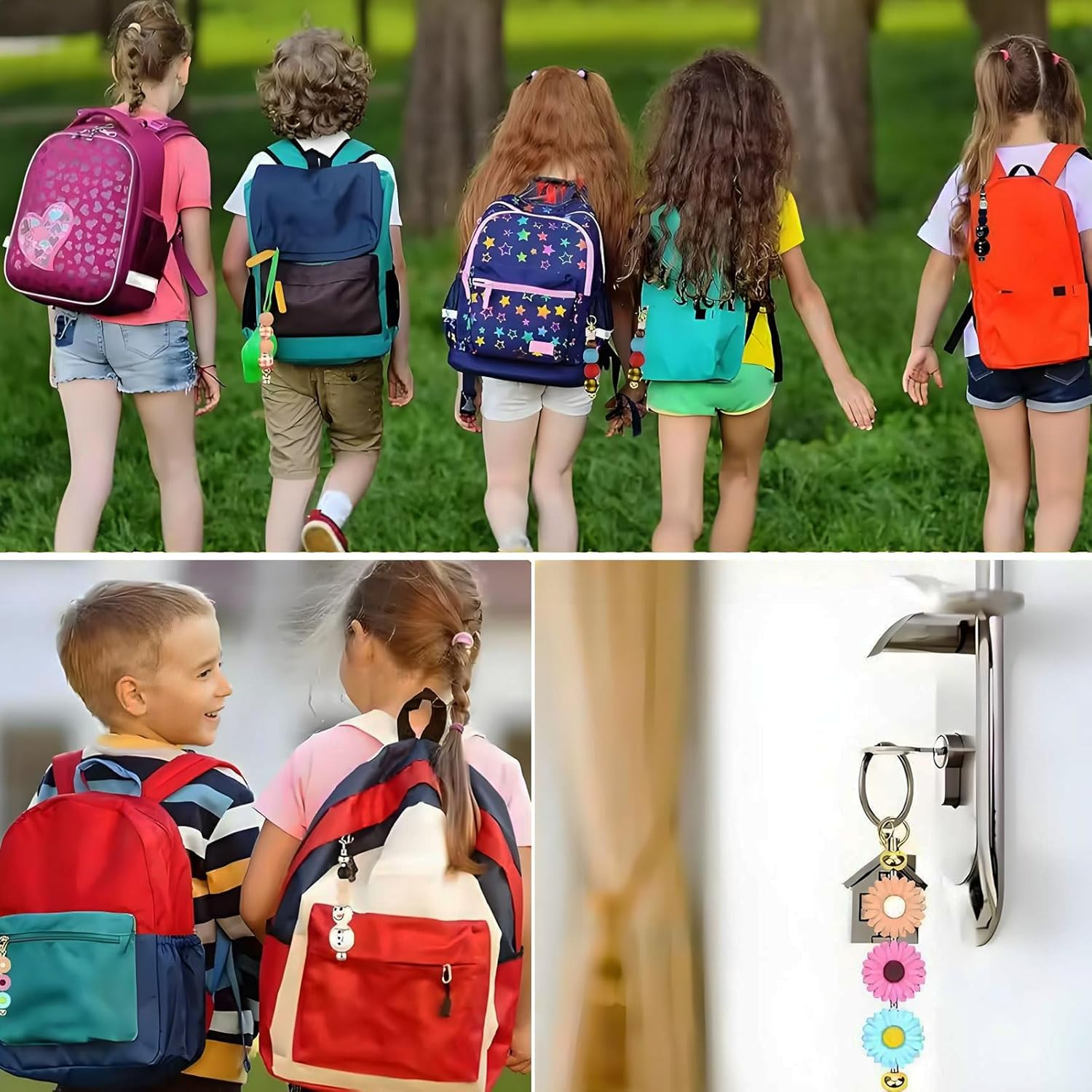 30Pcs Beadable Keychain Bars Beadable Blanks DIY Bead Bar Keychain Kit DIY Keychain Accessories Metal Bead Keychain Bar Link Detachable Key Chain for DIY Craft Making Gift Accessories image number 3