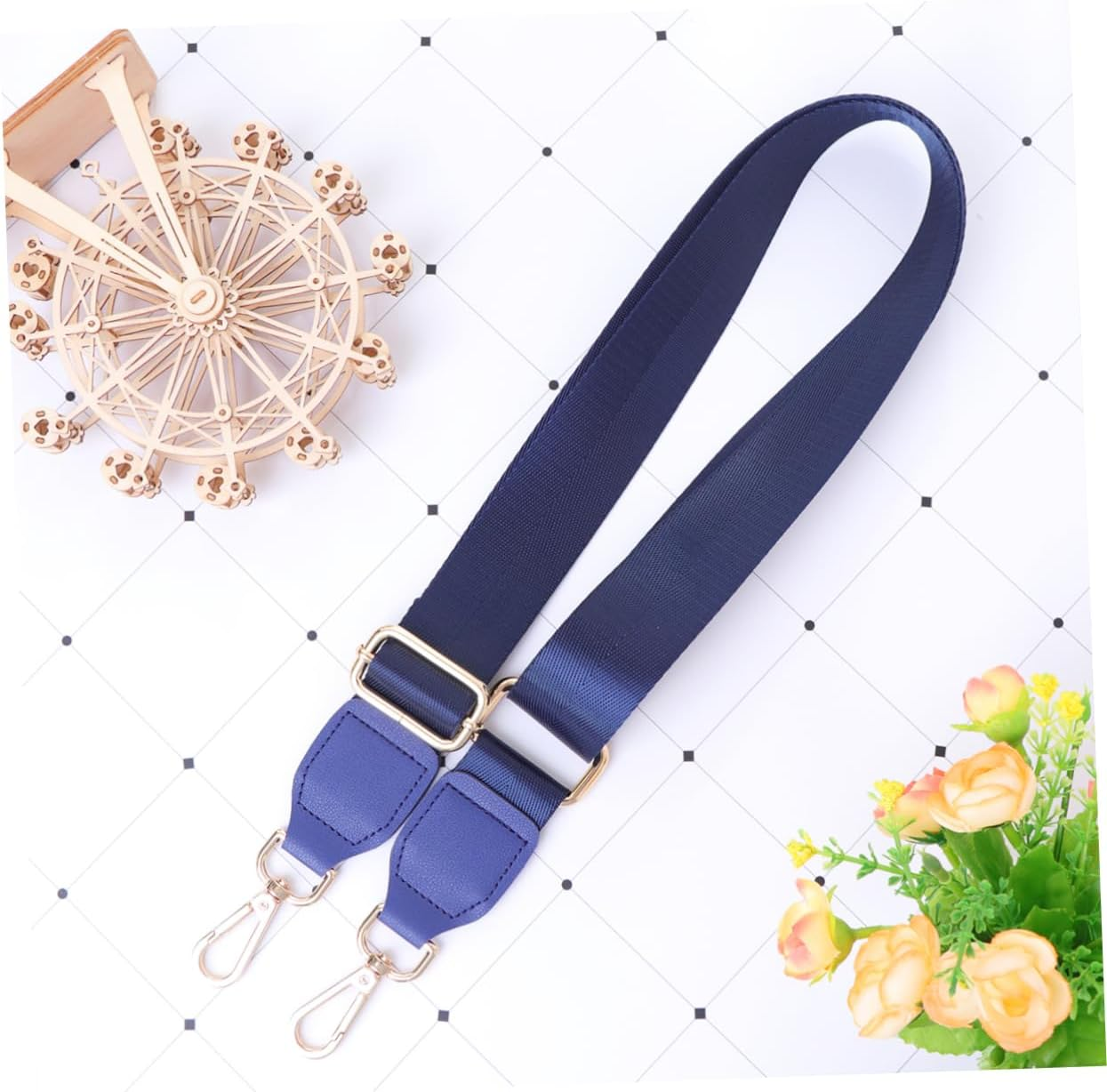 TEHAUX 2Pcs Fashion Bag Strap Adjustable Crossbody Bag Straps for Women for Travel image number 3
