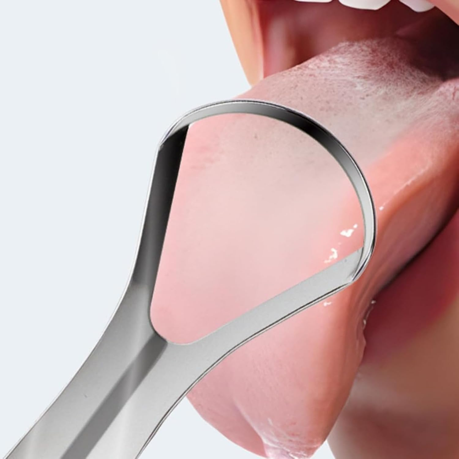 RODISHOMM Stainless Steel Tongue Scraper & Cleaner for Adults &ndash;2 Pack Metal Tongue Brush, Reduces Bad Breath & Freshens Breath with Storage Box image number 4