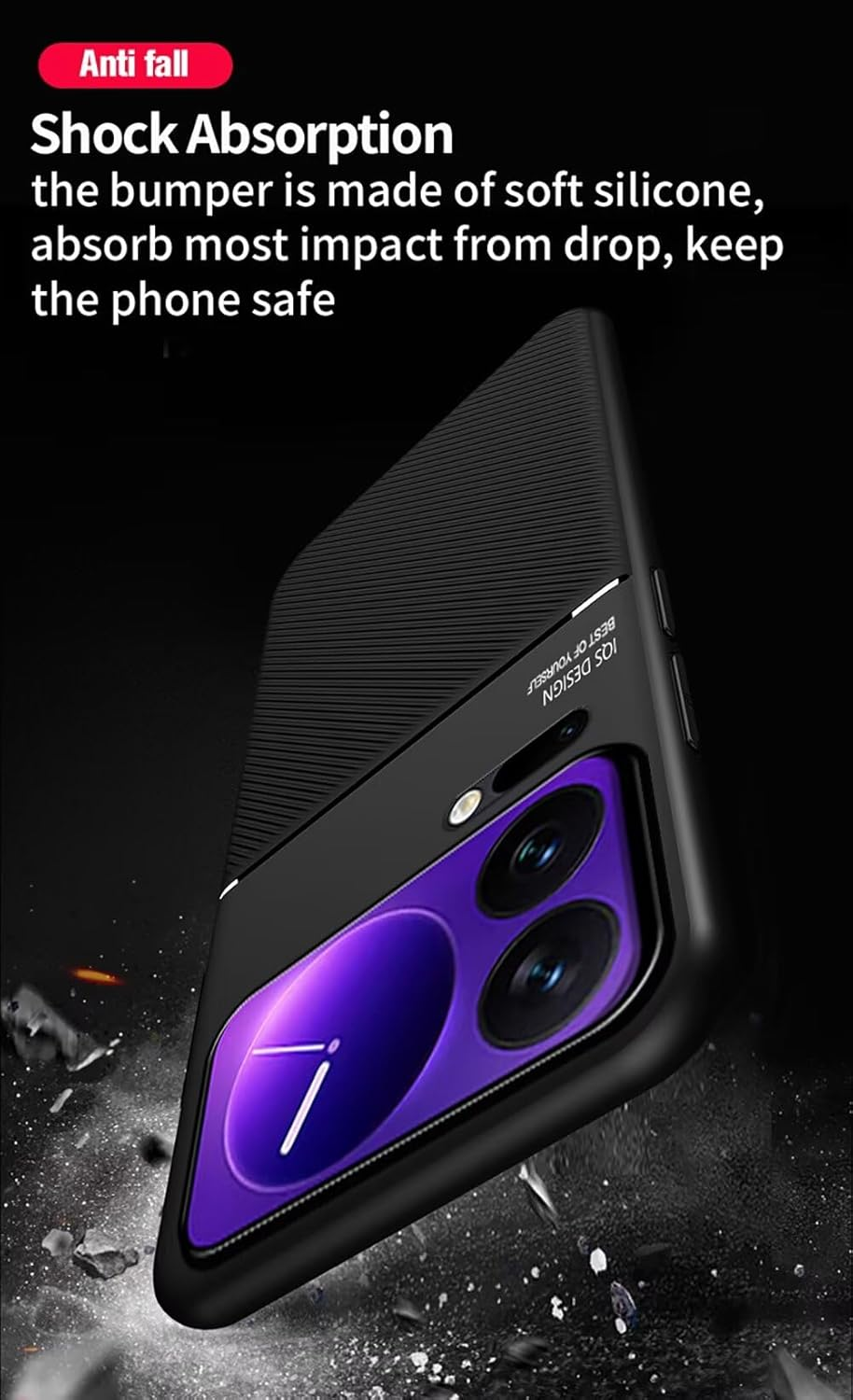 COMAKU Ultra Thin TPU Silicone Case for Xiaomi 17 Pro Max Texture Non-Slip and Shockproof Protective Bumper Mobile Phone Case - Green image number 1