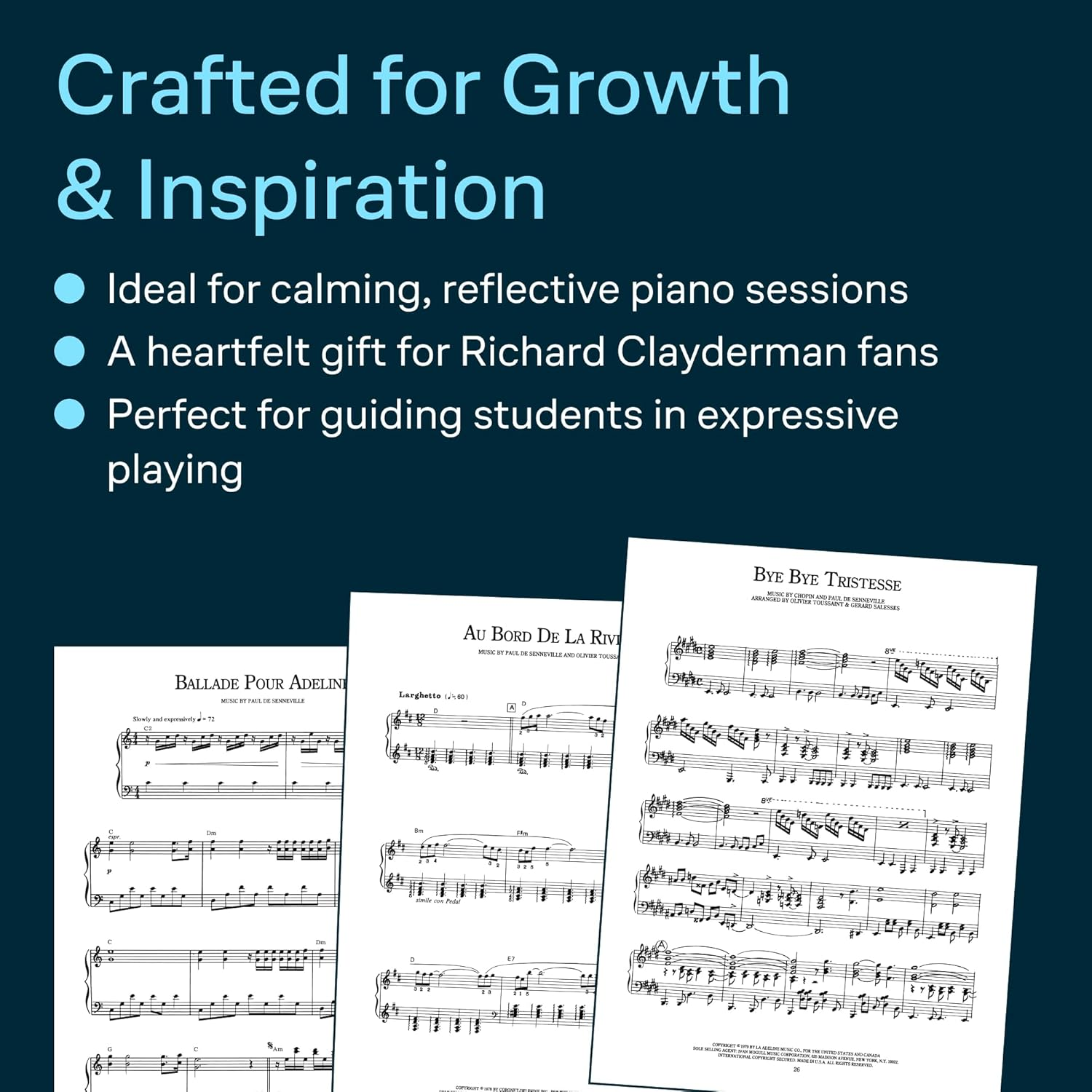 Music Sales America Richard Clayderman Anthology Book: Piano Solo image number 5