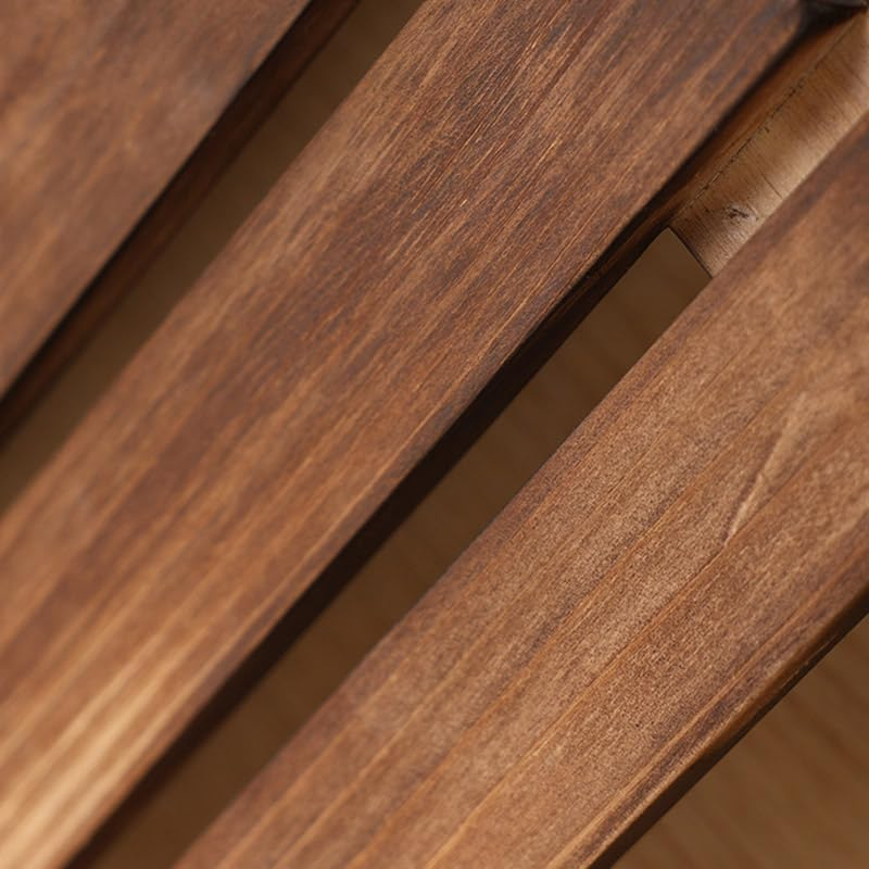 AIMALL Solid Wood Thickened Plant Caddy - 2Pcs Rustic Movable Flower Pot Tray with Universal Wheels - Heavy-Duty Roller Base Frame for Bonsai - Dimensions: 9.84 X 2.76 Inches image number 5