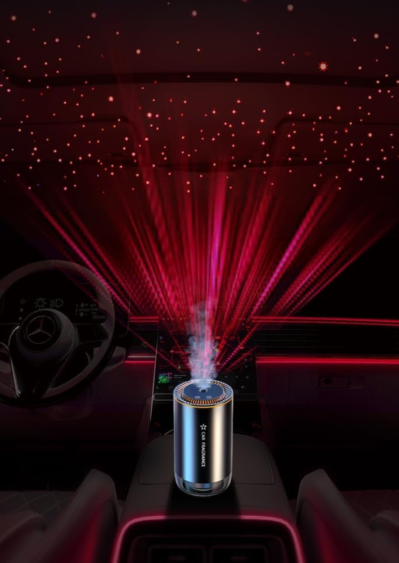 SKYLUXE - Car Freshener Essential Oil Diffuser &ndash; Usb-Powered Mini Aromatherapy Diffuser with Adjustable Mist and LED Light for Car, Office, and Travel &ndash; Freshen up with Essential Oils on the Go image number 6