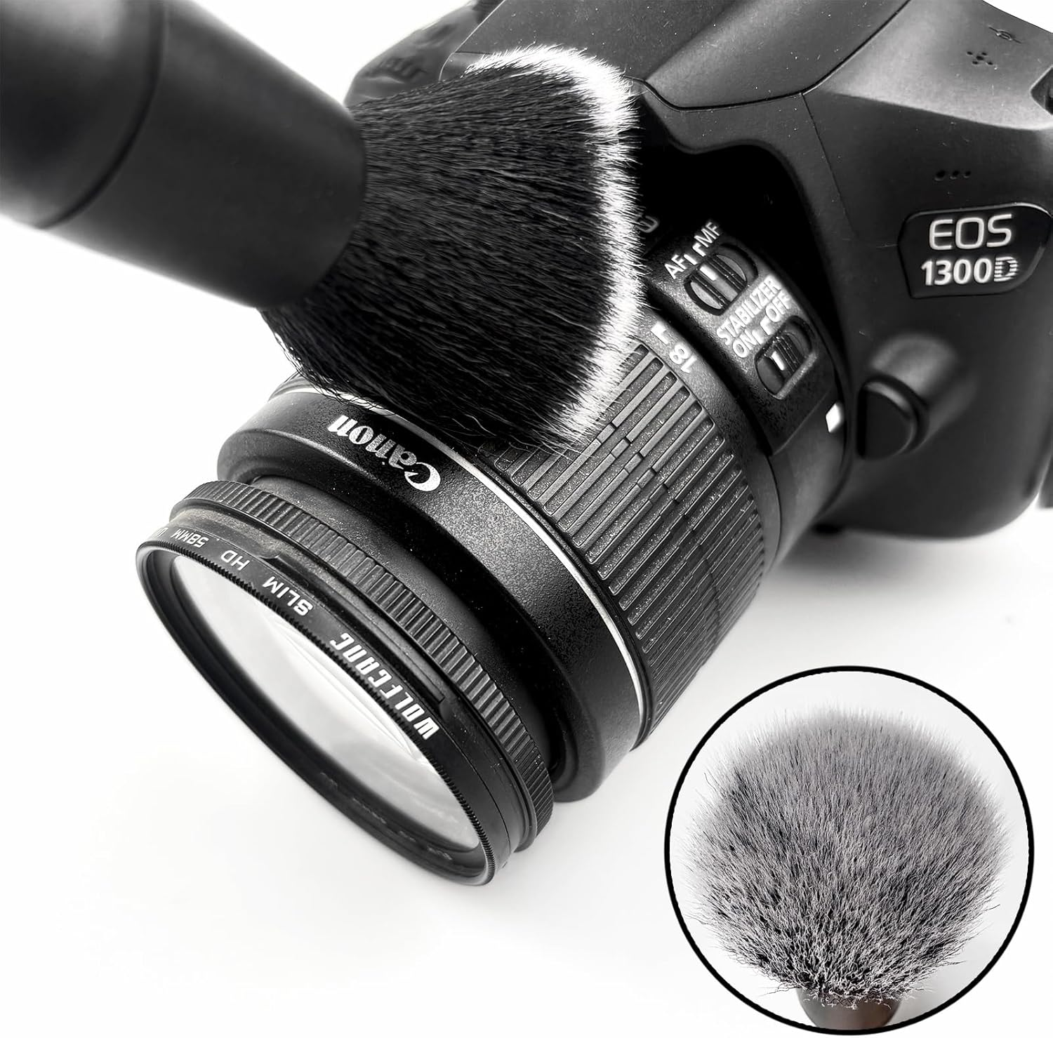 Pack of 2 Detailing Brushes, 22 Cm, Cleaning Brush, Car Detailing Brush, Car Brush, Interior Dust Brush, Wet and Dry Use, for Automotive Interiors, Furniture, Keyboards image number 3