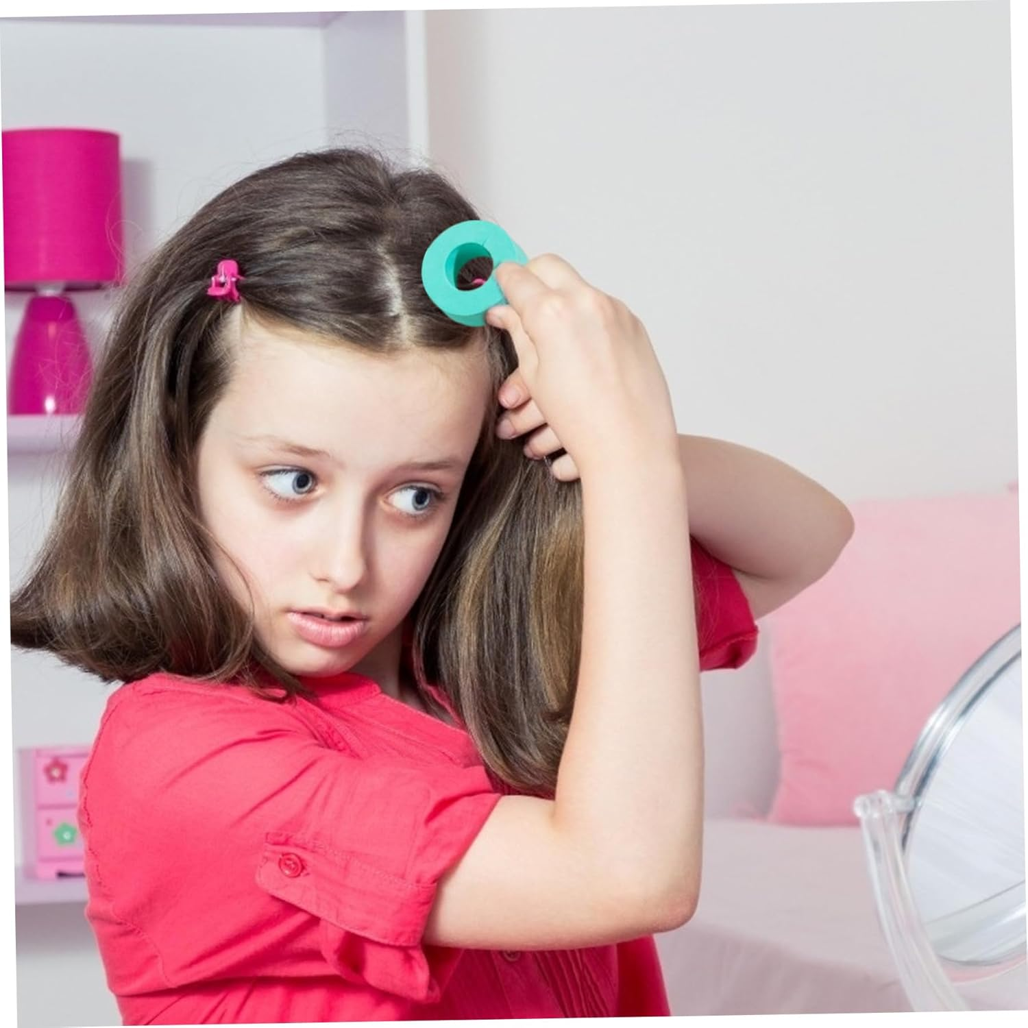 Heatless Blowout 12PCS Heatless Curlers Sponge C-Shape Rollers Heatless Curls DIY No Heat Hair Curlers Reusable Hair Rollers for Blowout Look Long Hair image number 1